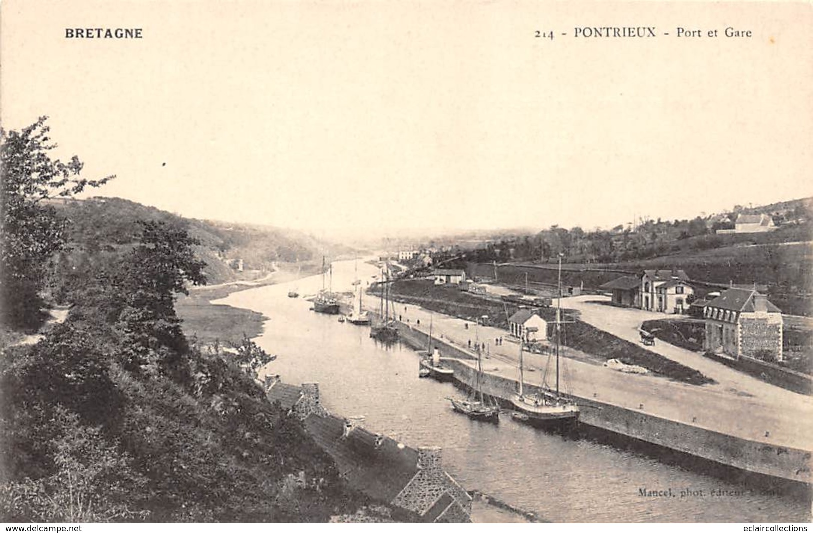 Pontrieux            22          Le Port Et Gare   (voir Scan) - Pontrieux