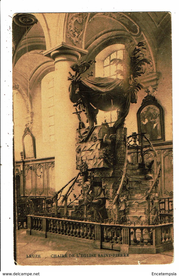 CPA - Carte Postale - Belgique Leuze-Chaire De Vérité De L'Eglise St Pierre-1908-VM5345 - Leuze-en-Hainaut