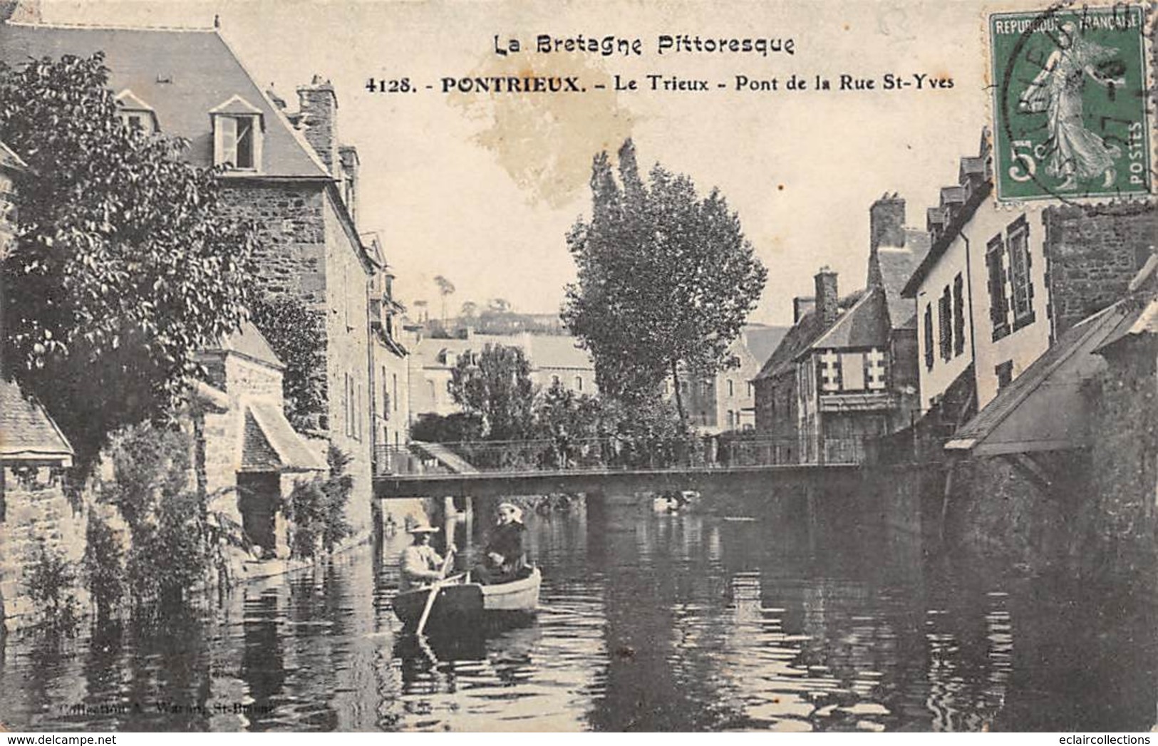 Pontrieux            22          Le Trieux. Pont De La Rue St Yves         (voir Scan) - Pontrieux