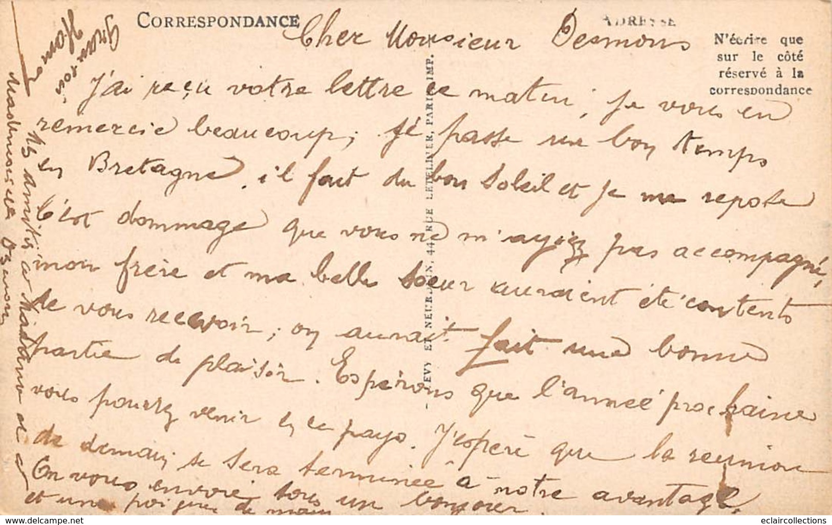 Port Blanc            22     Le Rocher De La Sentinelle Et L'Oratoire      (voir Scan) - Autres & Non Classés