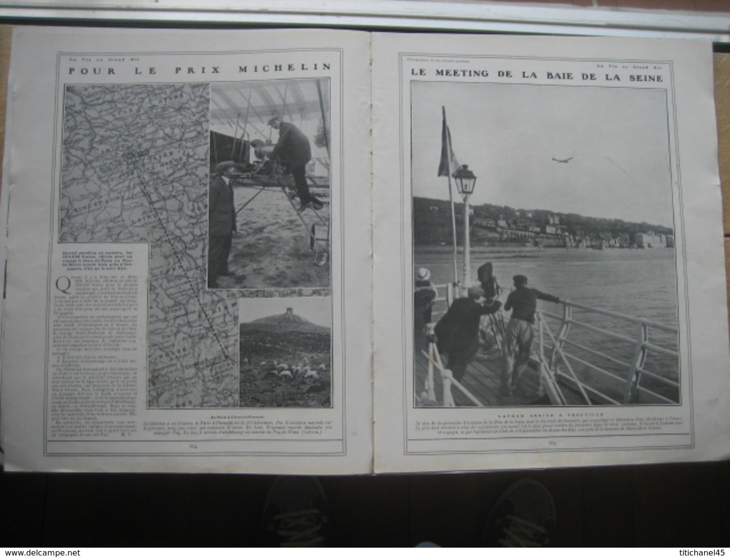 1910 TOUR DE FRANCE DES INDEPENDANTS : GUENOT & VALLOTTON/RAID AERIEN PARIS-BORDEAUX : BIELOVUCIC-MEETING BAIE DE SEINE - 1900 - 1949