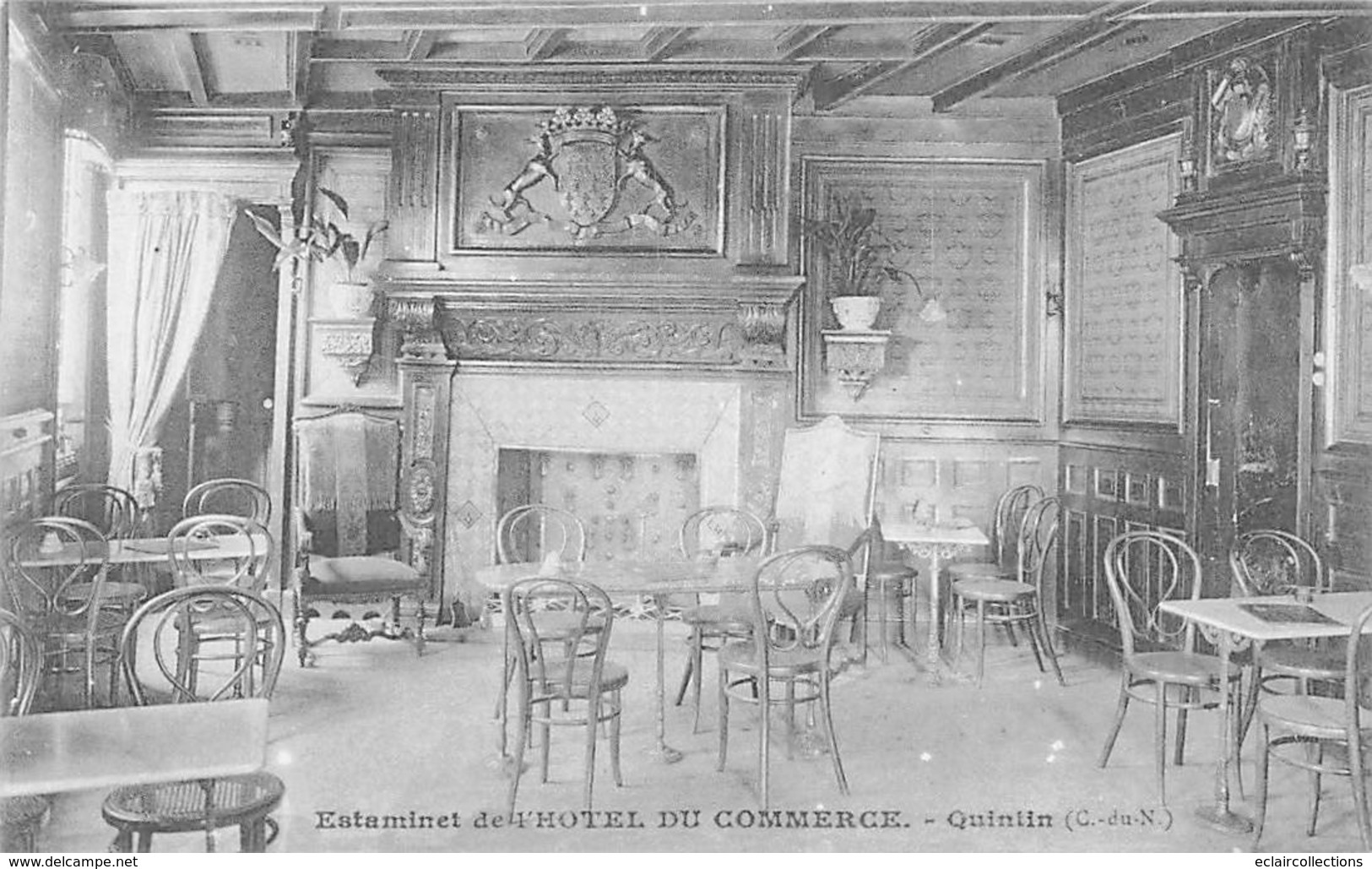 Quintin          22       Estaminet De L'Hôtel Du Commerce          (voir Scan) - Quintin