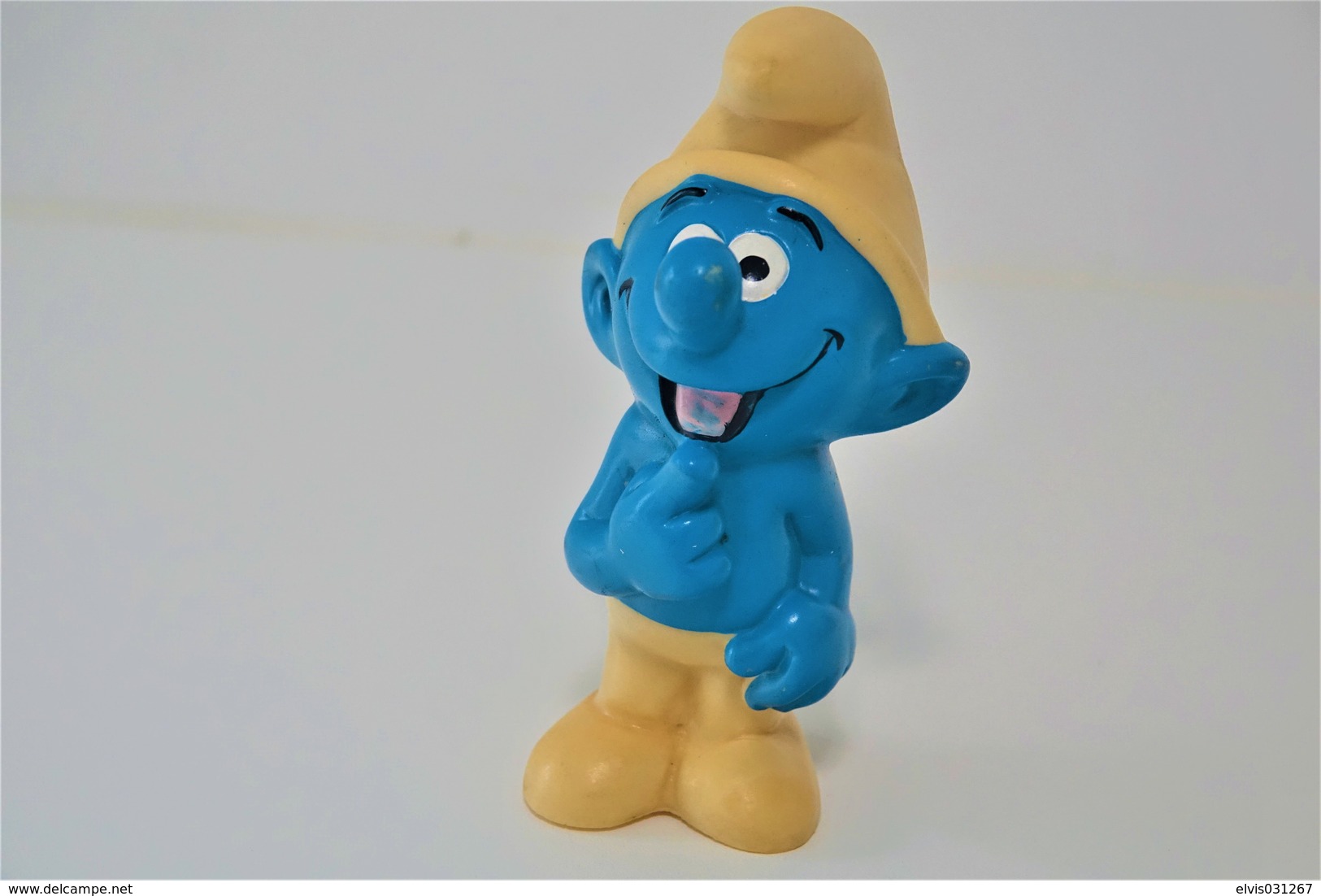 PIEPER POUET SQUEAKY: SICA SMURF 5 - L=16  - *** - Stroumph - Peyo - 1984 - Rubber - Vinyl - Schtroumpfs