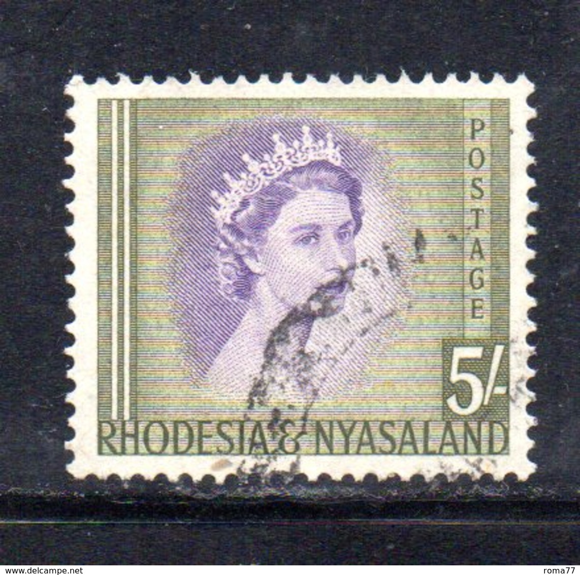 APR2124 - RHODESIA SUD SOUTHERN 1953 ,   Yvert N. 90  Usato  (2380A) - Rhodesia Del Sud (...-1964)