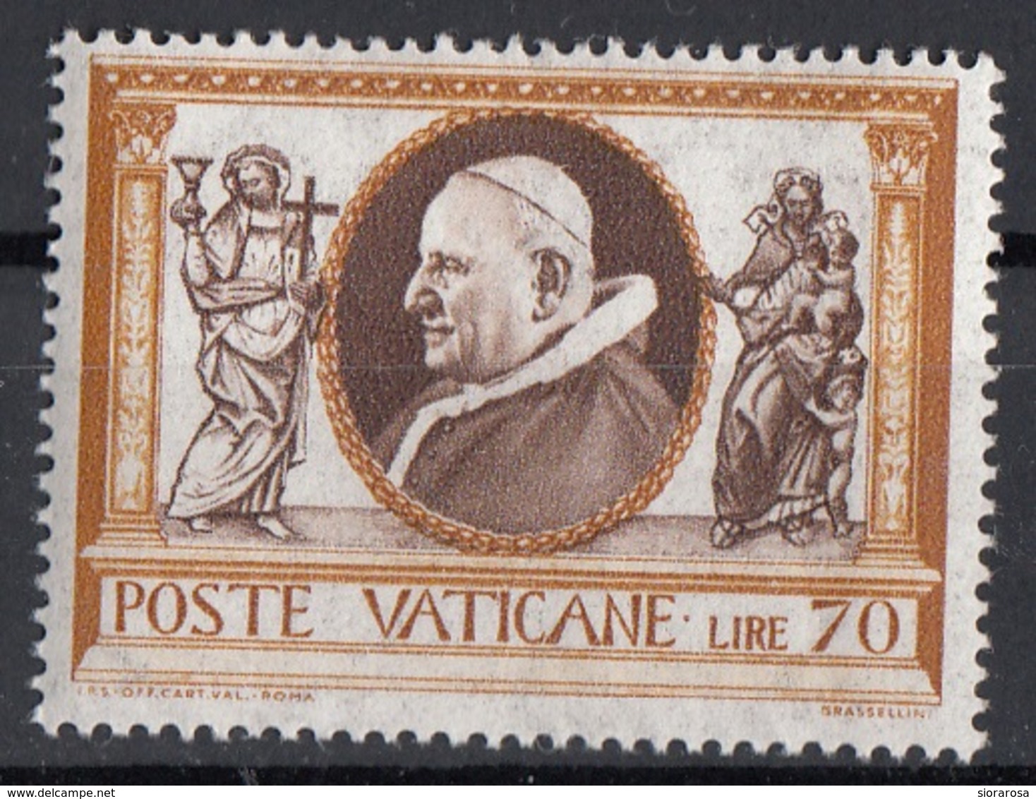 Vaticano 1960 Uf. 291 Opere Di Misericordia Fede Carità Papa Pope Giovanni XXIII MNH - Papi