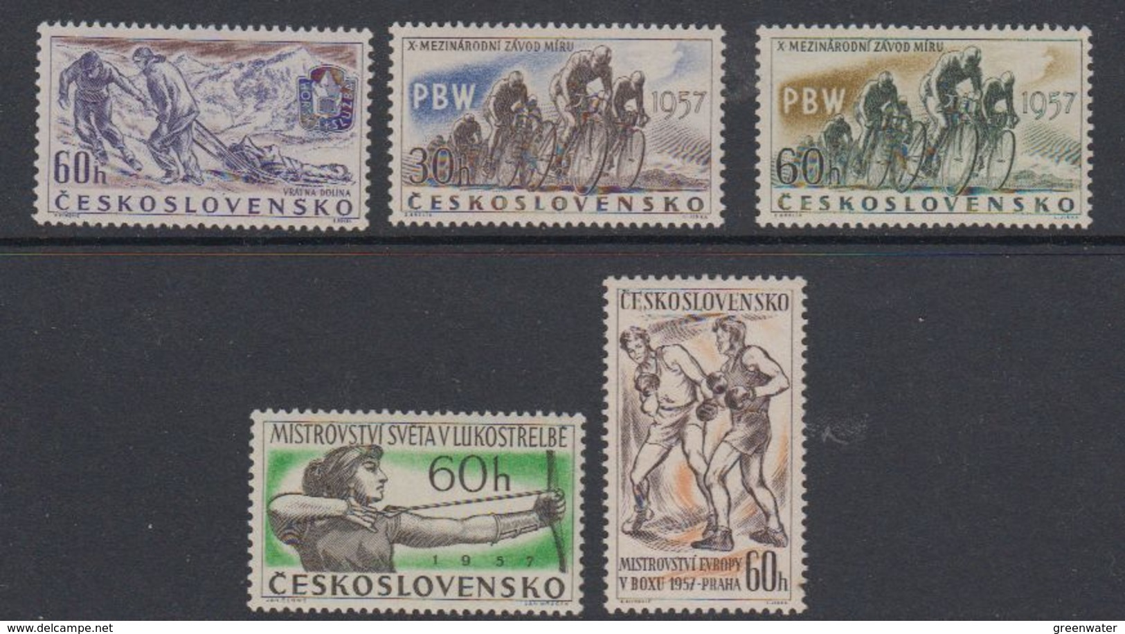 Czechoslovakia 1957 Tatra-Nationalpark 5v ** Mnh (44099) - Ongebruikt