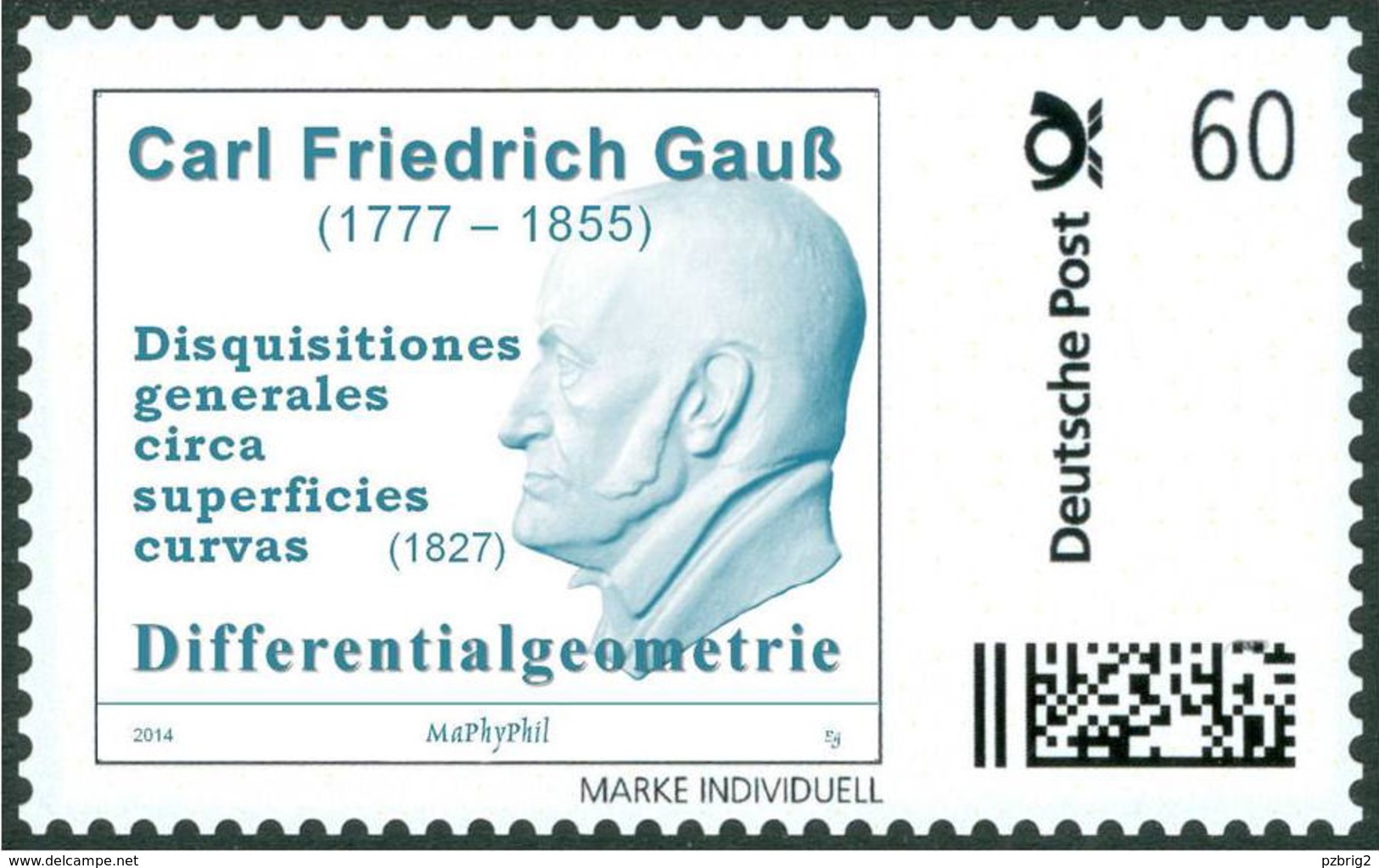 GAUSS, C.F. - Differential Geometry - Mathematics, Mathematician - Marke Individuell - Sonstige & Ohne Zuordnung