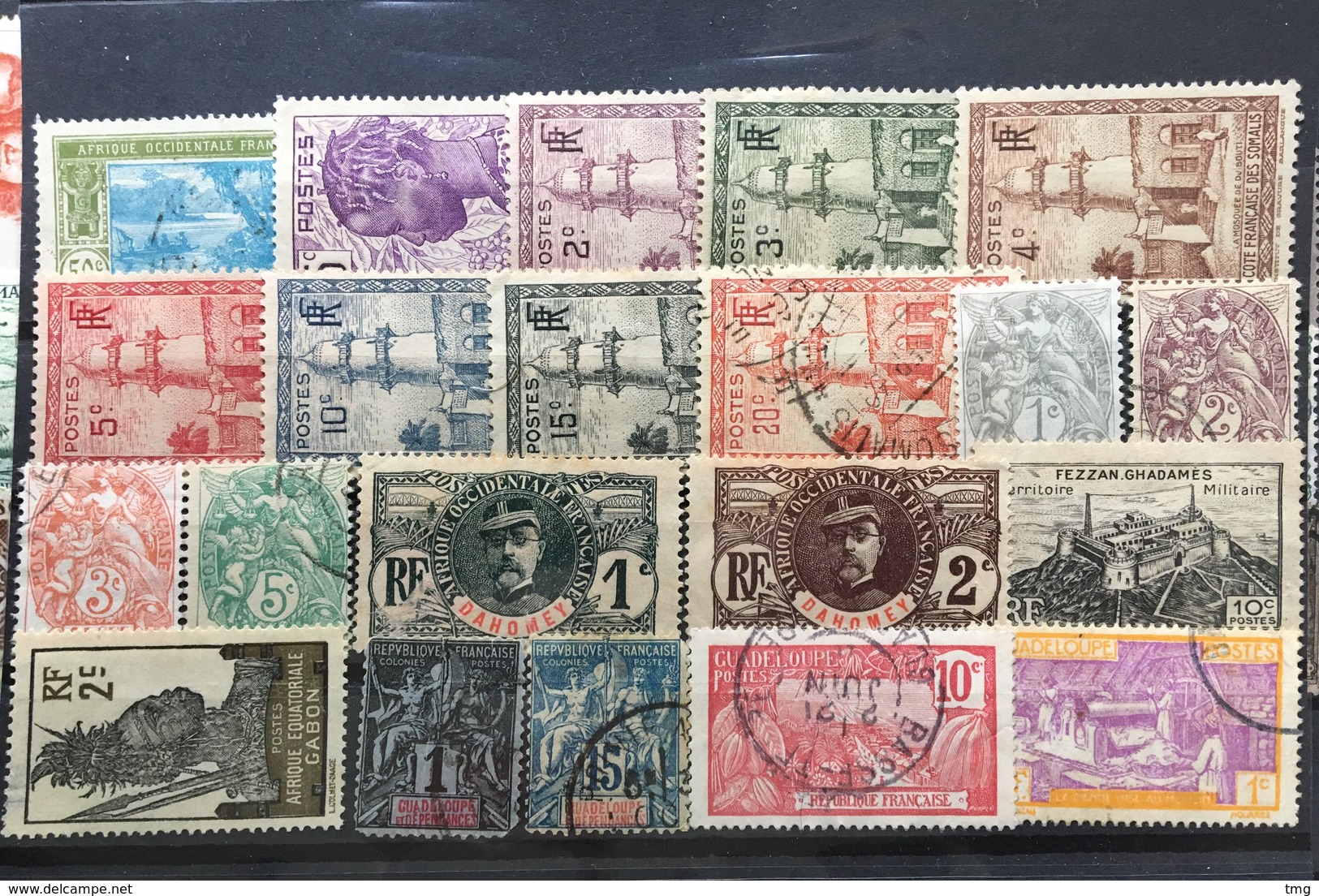 Colonies françaises (°) AEF AOF Alexandrie Allemagne Cameroun Madagascar Martinique Syrie (Plus de 360 diff) – Lot1