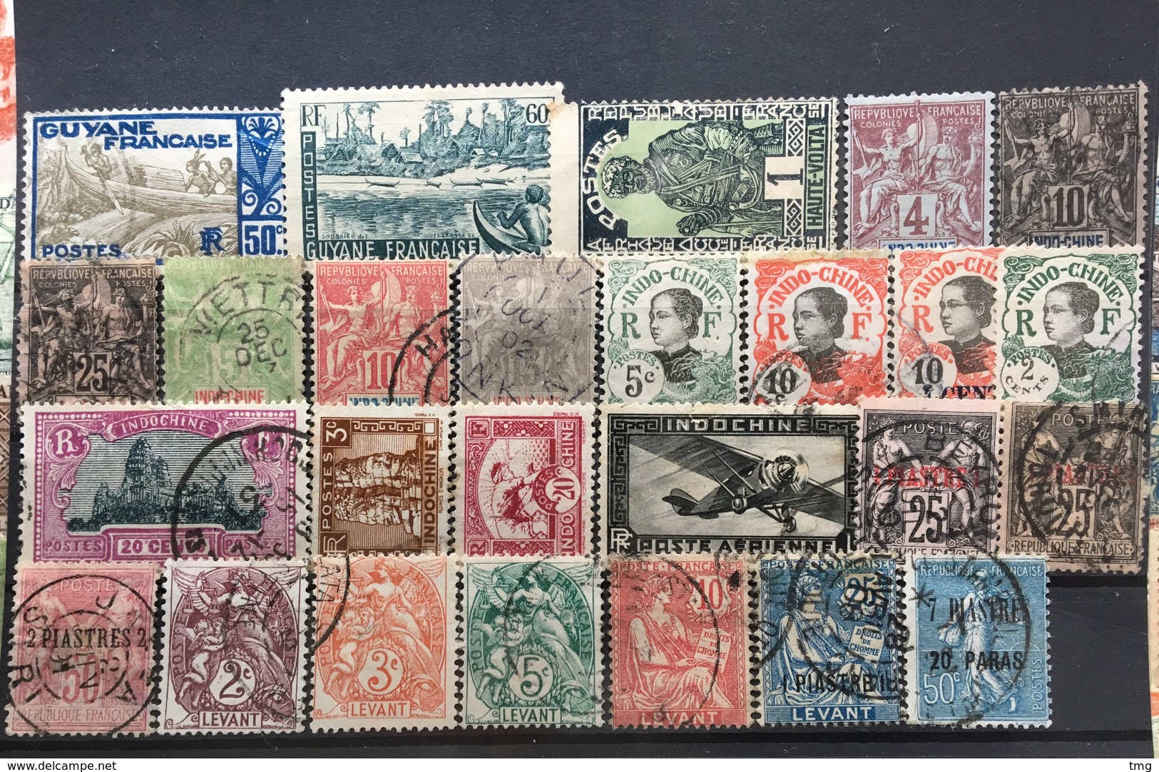 Colonies françaises (°) AEF AOF Alexandrie Allemagne Cameroun Madagascar Martinique Syrie (Plus de 360 diff) – Lot1