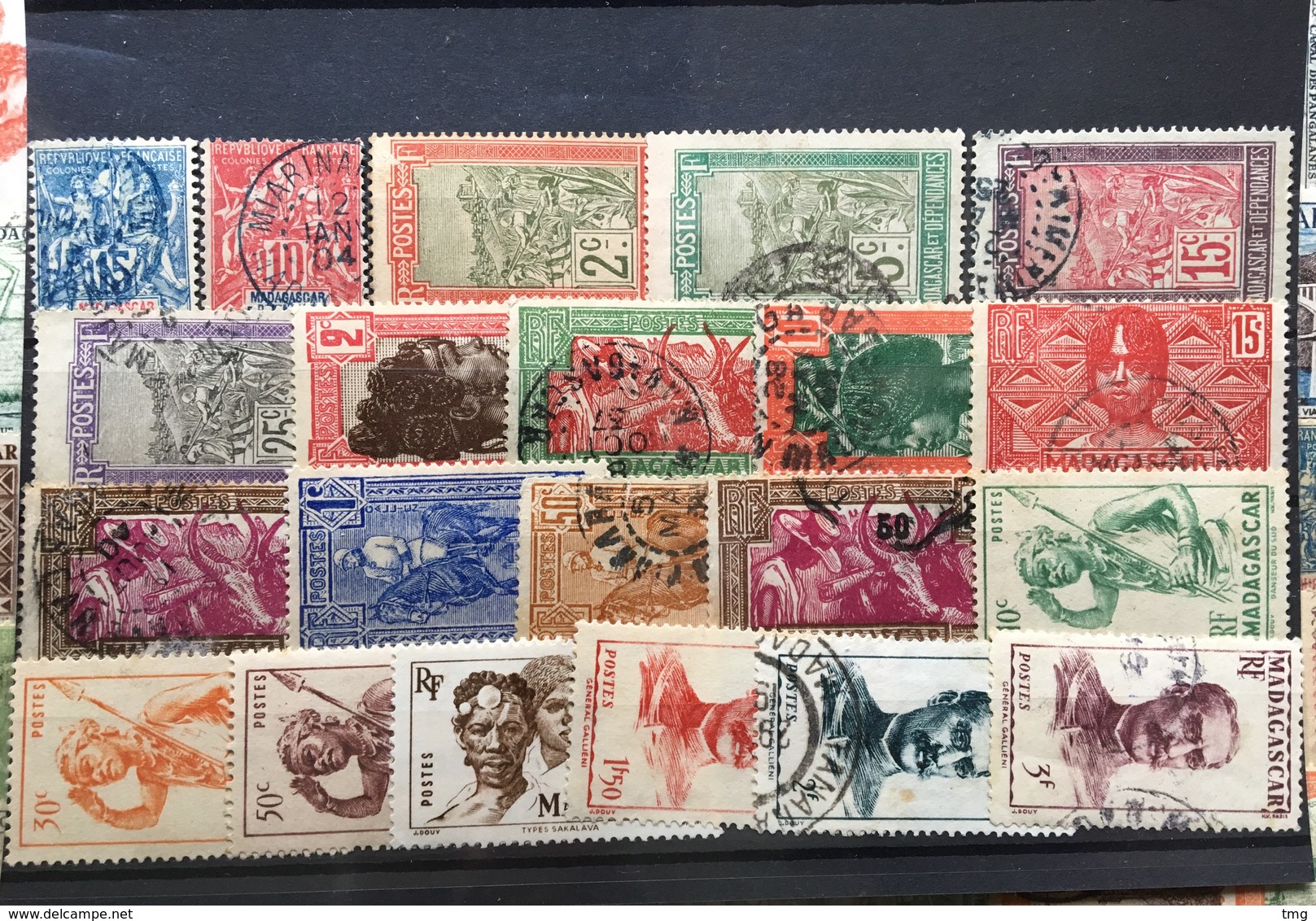 Colonies françaises (°) AEF AOF Alexandrie Allemagne Cameroun Madagascar Martinique Syrie (Plus de 360 diff) – Lot1