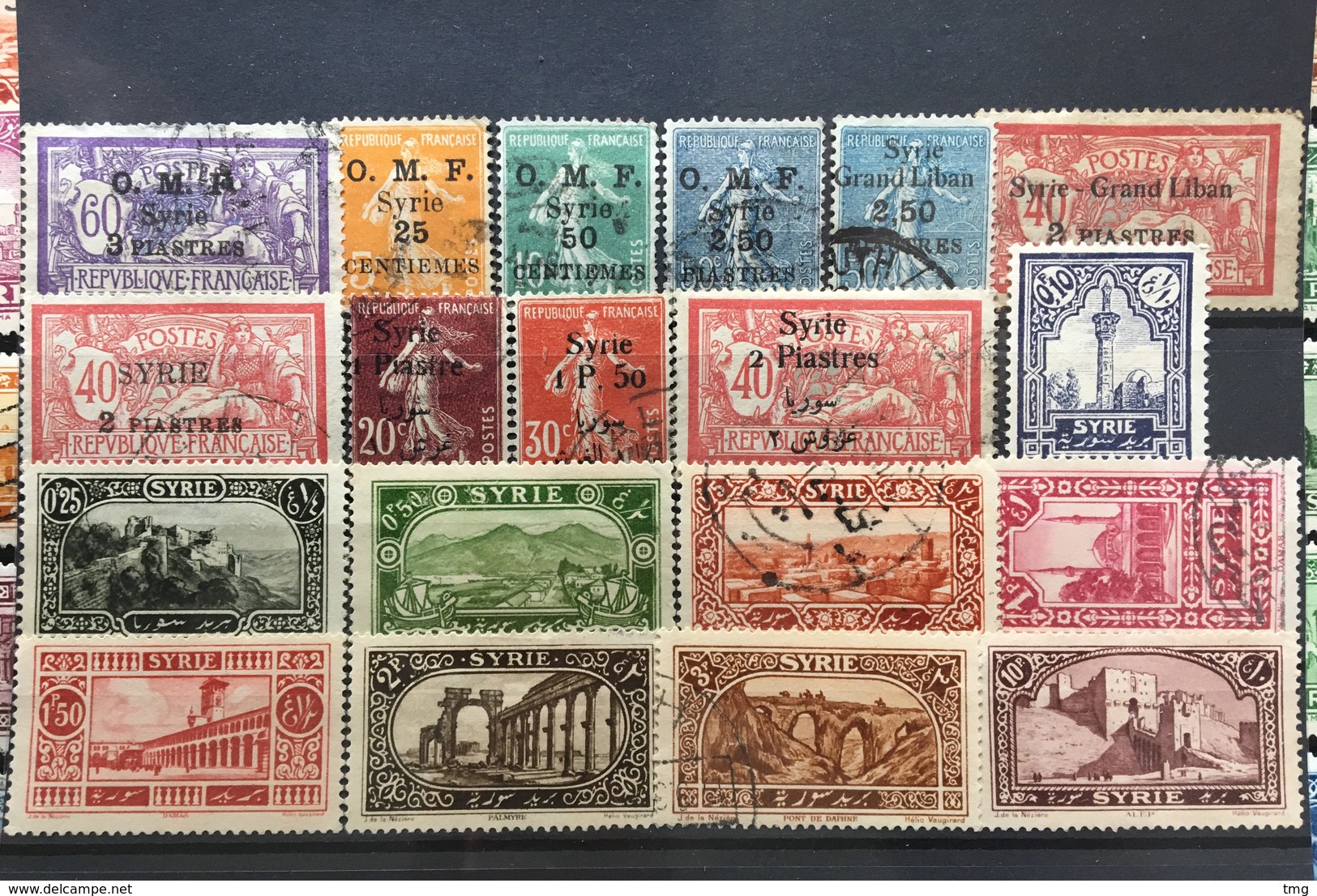 Colonies françaises (°) AEF AOF Alexandrie Allemagne Cameroun Madagascar Martinique Syrie (Plus de 360 diff) – Lot1