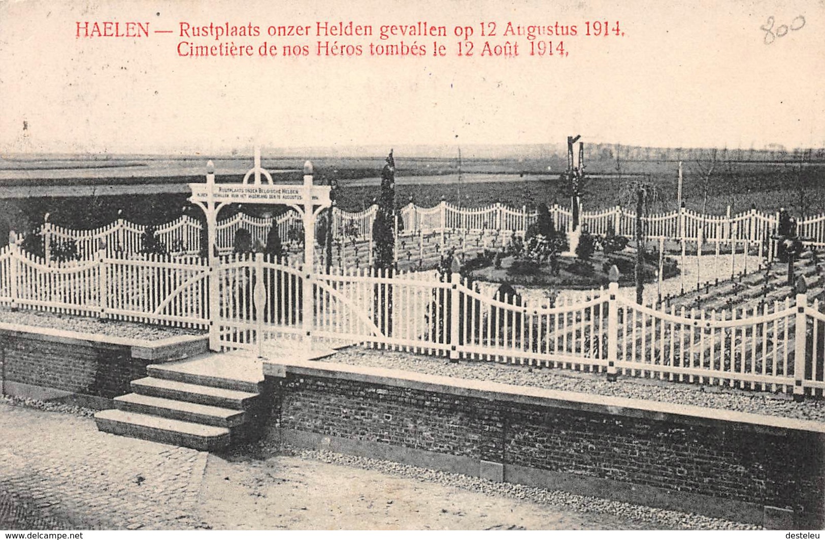 Rustplaats Onzer Helden Gevallen Op 12 Aug 1914 Halen - Halen