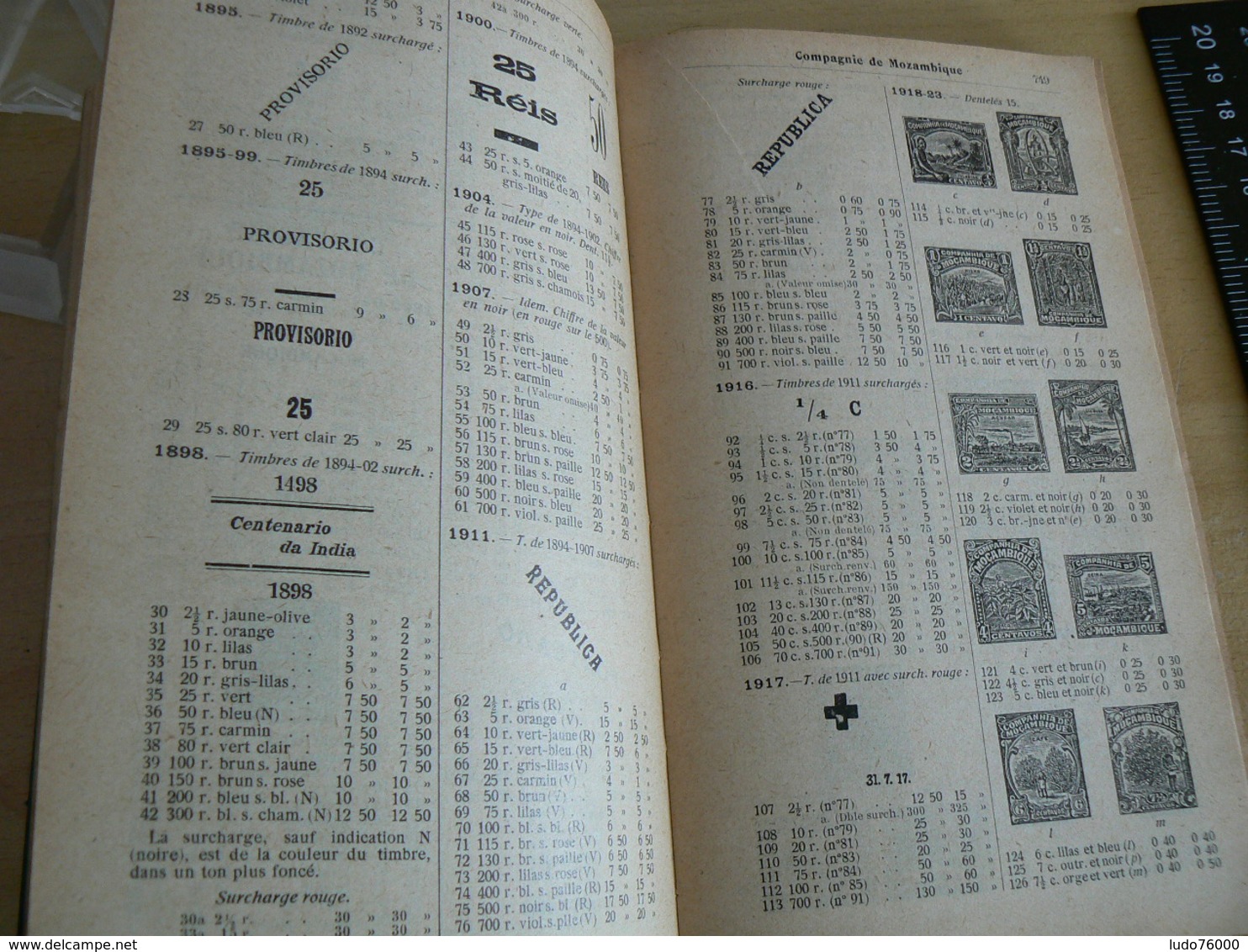 CATALOGUE YVERT ET TELLIER DE 1927 / VOIR DETAIL - Otros & Sin Clasificación