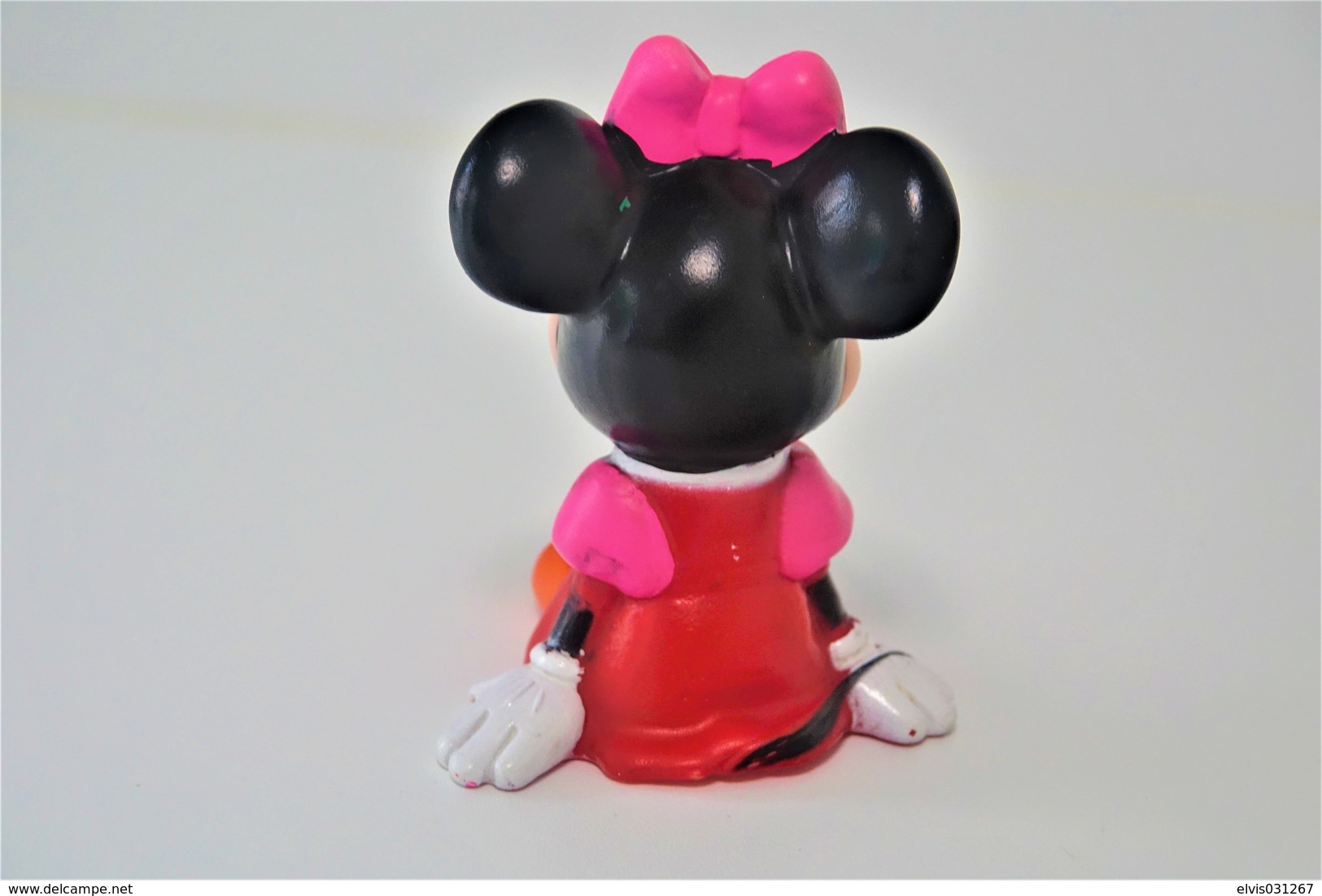 PIEPER POUET SQUEAKY: WALT DISNEY PRODUCTION MINI MOUSE  - L=12 - Rubber - Vinyl -1980's - Schtroumpfs