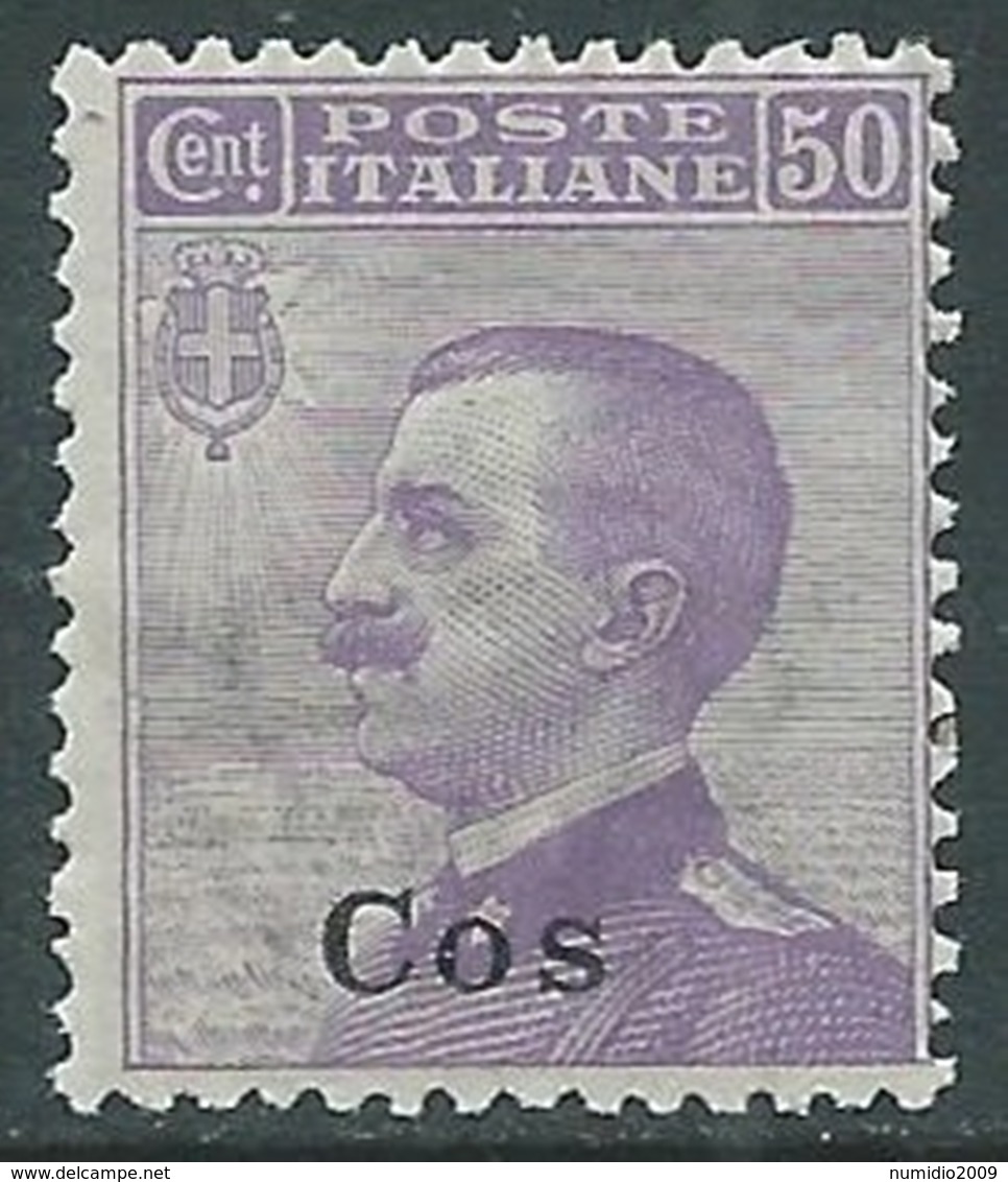 1912 EGEO COO EFFIGIE 50 CENT MNH ** - RA26-2 - Aegean (Coo)