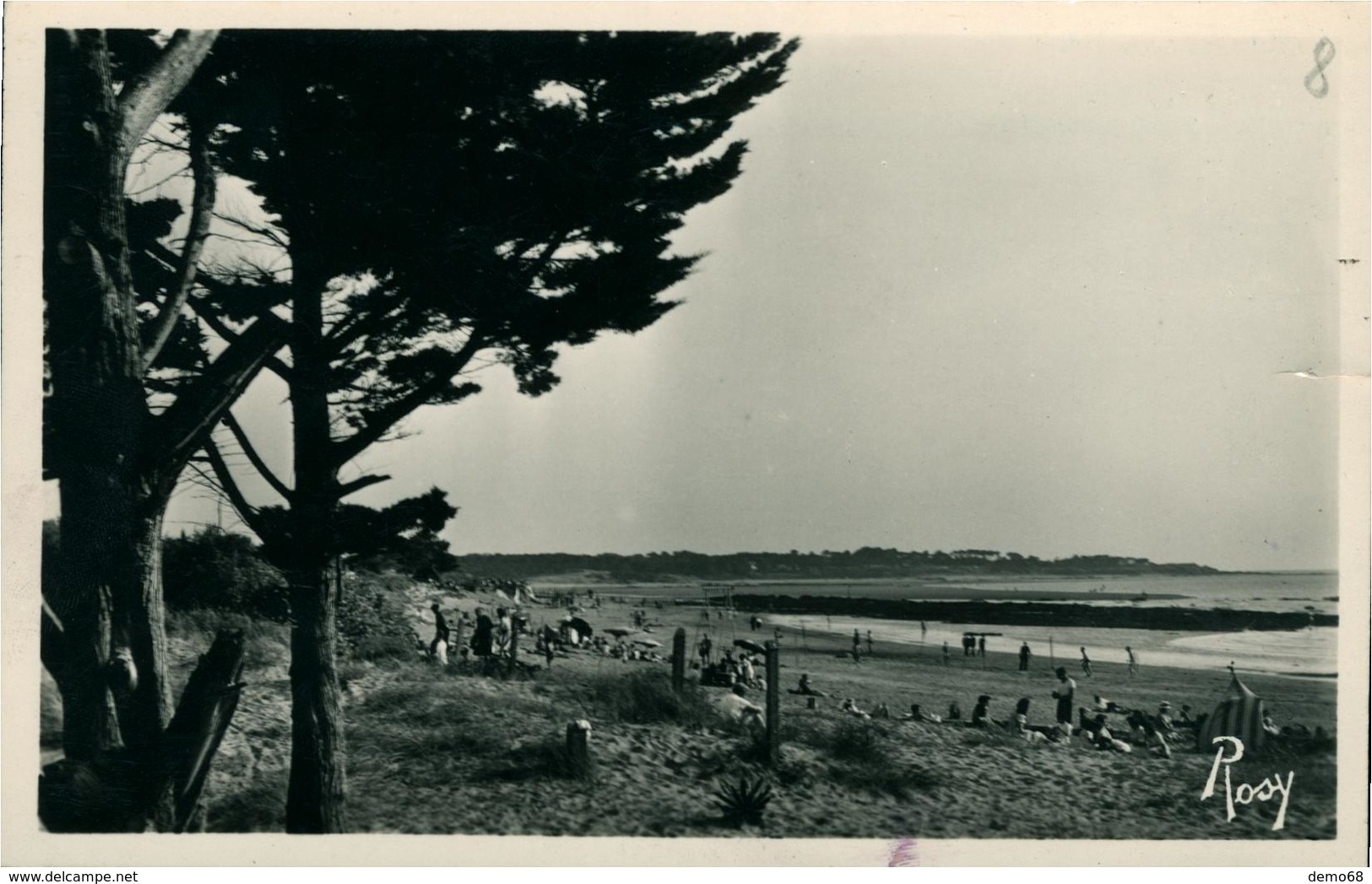 Saint Brévin Les Pins CPA CP 44 Loire Atlantique  Plage Vers Le Pointeau Ed Chapeau - Saint-Brevin-les-Pins