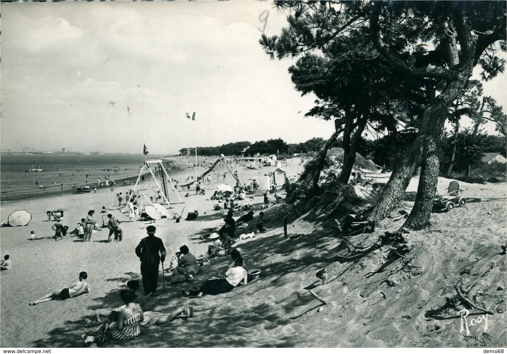 Saint Brévin Les Pins CPA CP 44 Loire Atlantique  La Plage Et Les Pins Ed Chapeau - Saint-Brevin-les-Pins