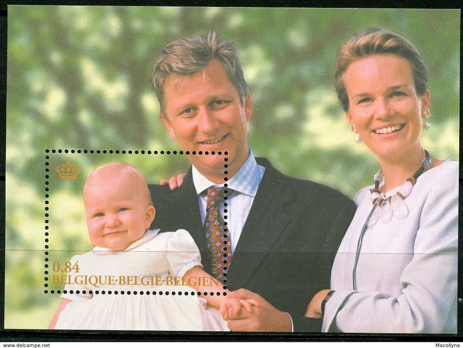 Blok 97** Gelukkige Verjaardag / Bonne Aniversaire 3100** Prinses Elisabeth" MNH - 1961-2001