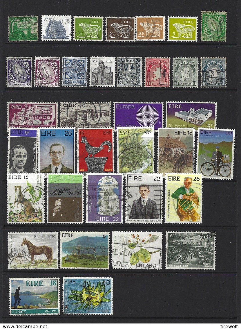 Y016 - Ireland - Lot Used - Collections, Lots & Series