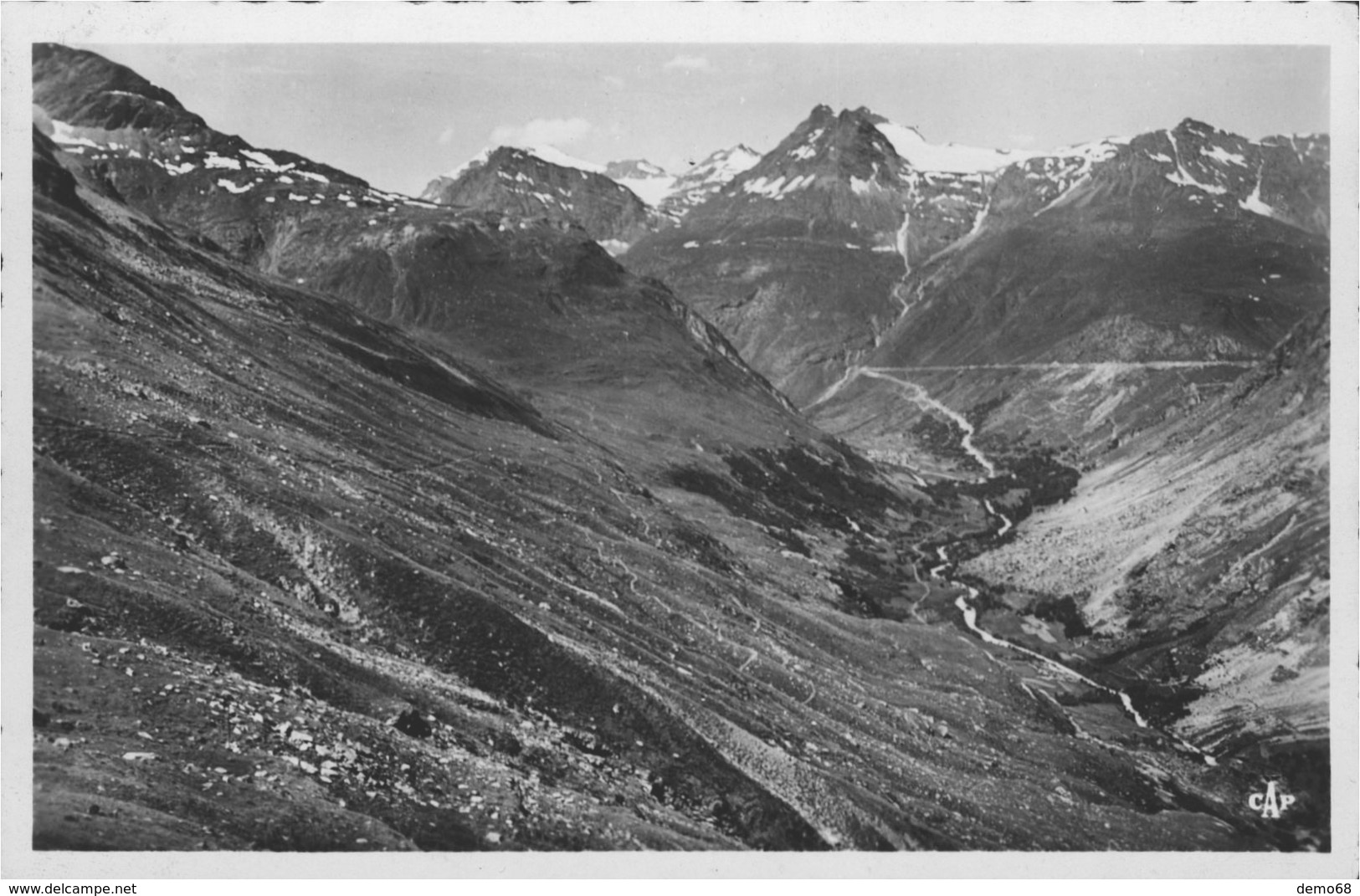 Bonneval Sur Arc CPA CP 73 Savoie Et La Route De L'Iseran Ed CAP - Bonneval Sur Arc