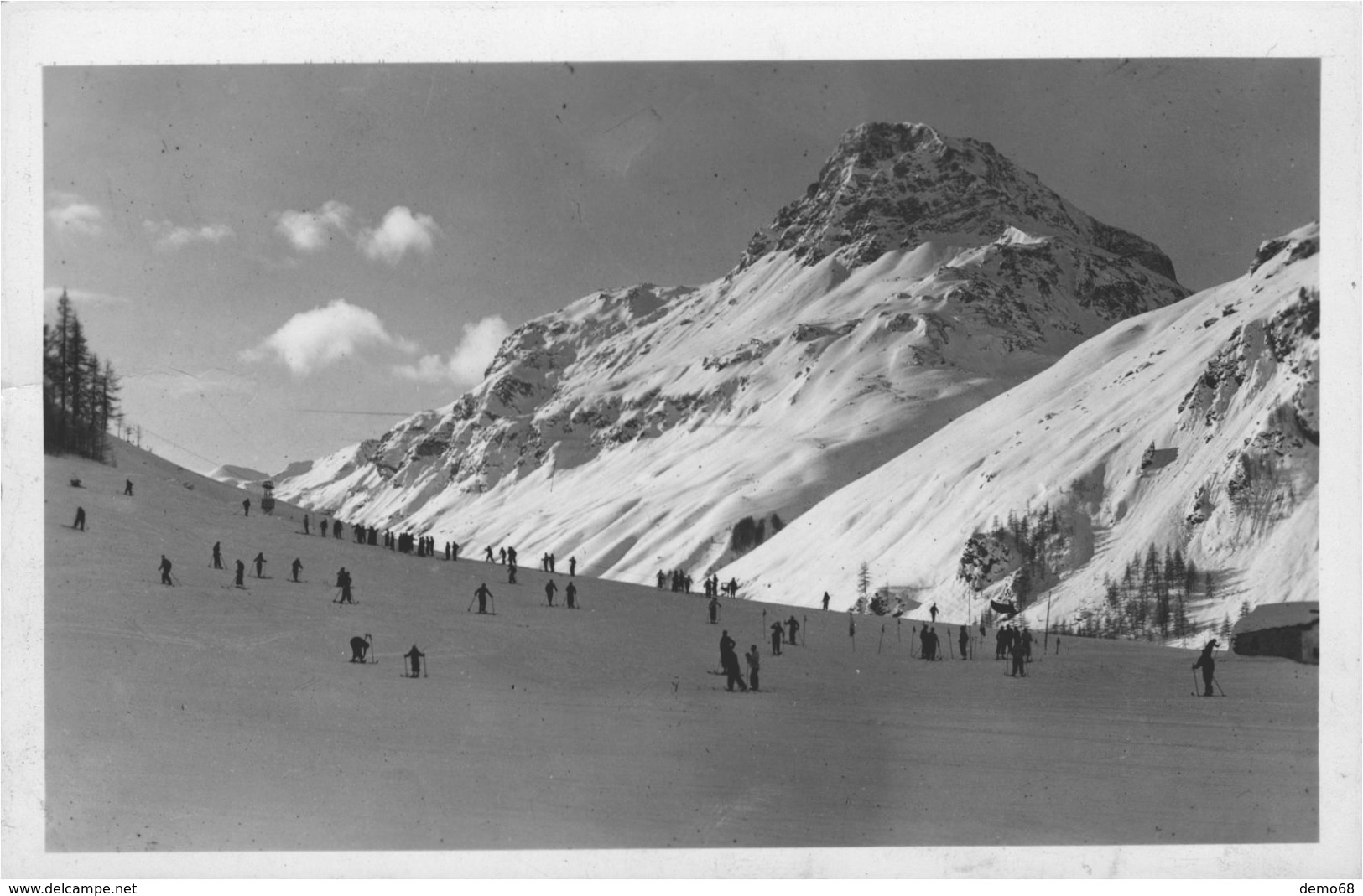 Val D'Isère Savoie CPA 73 Superbe Photo Véritable De 1948 - Val D'Isere