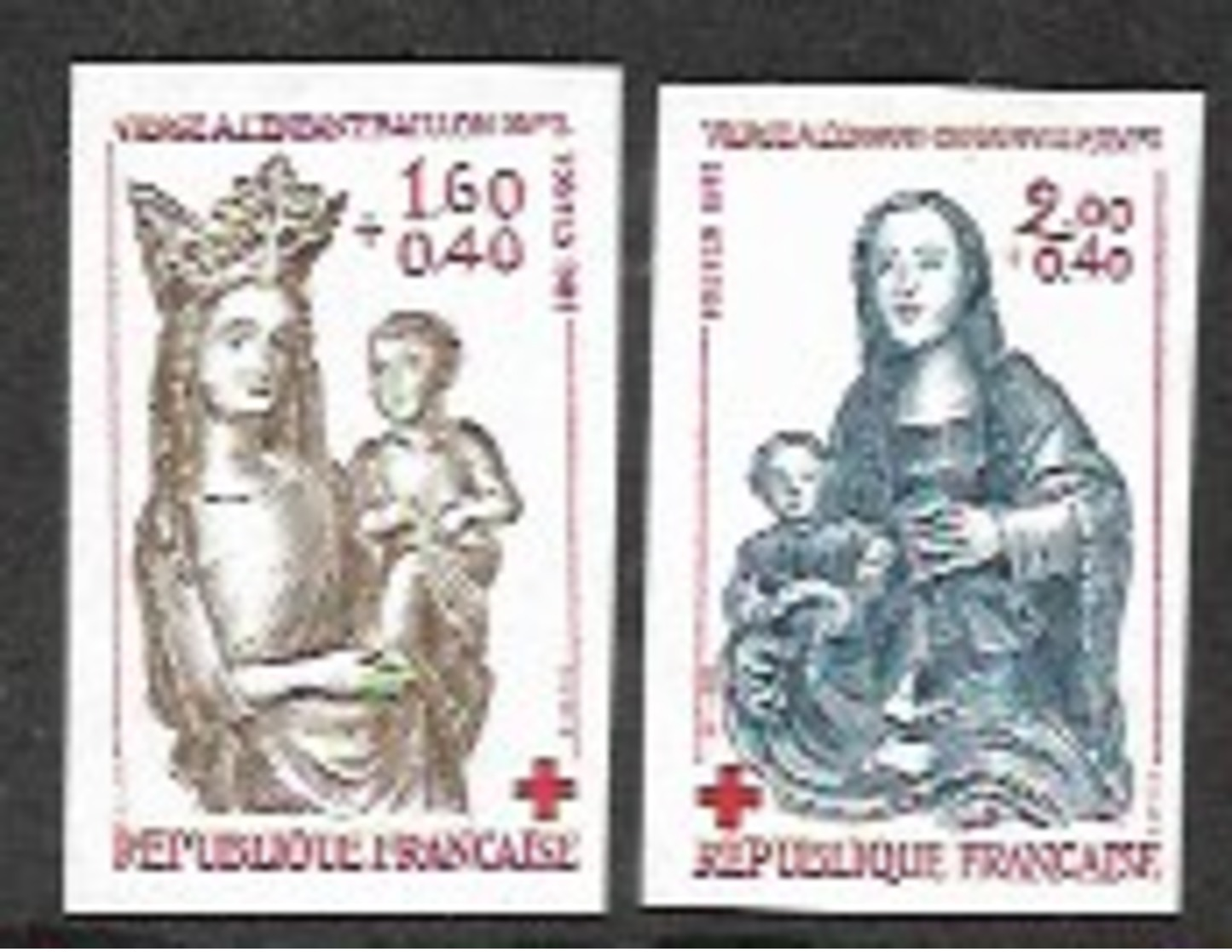 France,  Scott 2019 # B557-558,  Issued 1983,  Set Of 2 Imperf,  MNH, - Non Classés