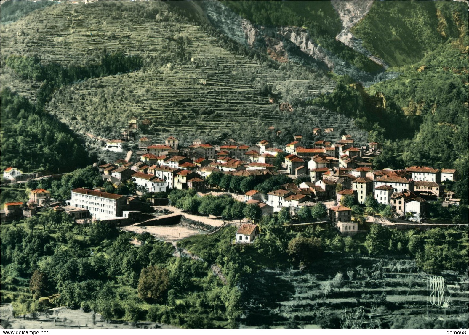 ROQUEBILLIERE CPA CPSM 06 Alpes Maritimes Vue Générale  Ed PhotoGuy - Roquebilliere