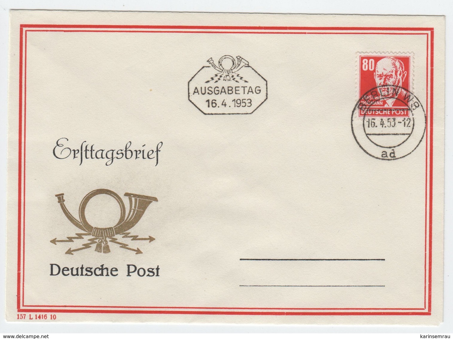 DDR .  FDC Mit Nr 340 ,  500 Euro Michel - Covers & Documents