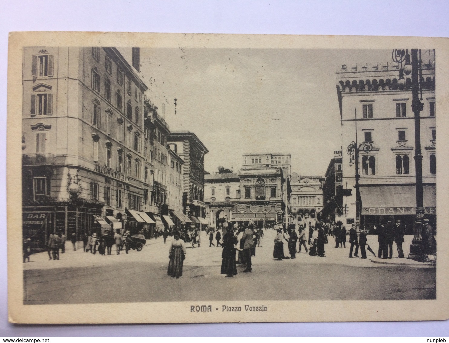 ITALY 1924 Postcard Roma To Wien With `Salsomaggore` Slogan Postmark - Piazza Venezia - Poststempel