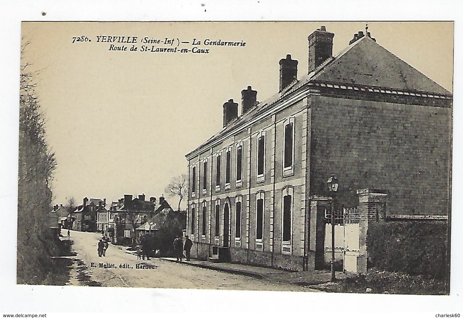 CPA - 76 - Yerville - Gendarmerie - Saint Laurent En Caux - Yerville