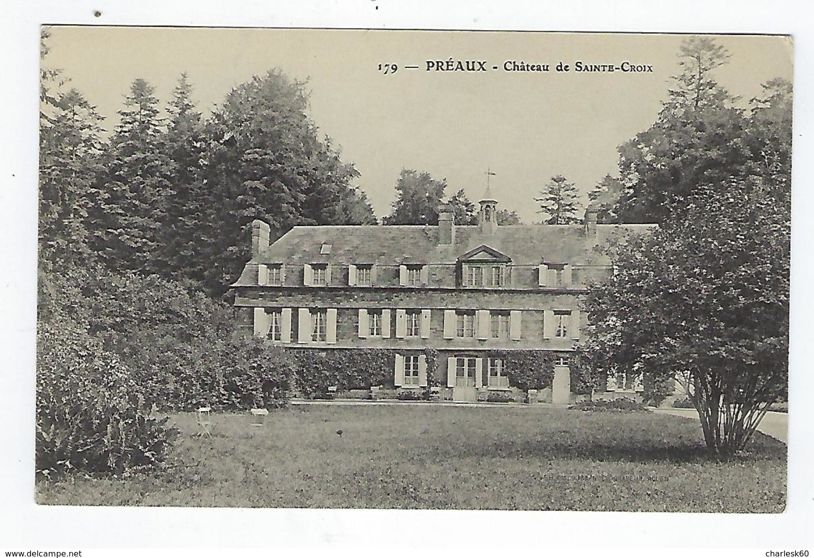 CPA - 76 -  Préaux - Château De Sainte Croix- Château - Isneauville - Morgny La Pommeraie - Darnétal - Rouen - Darnétal