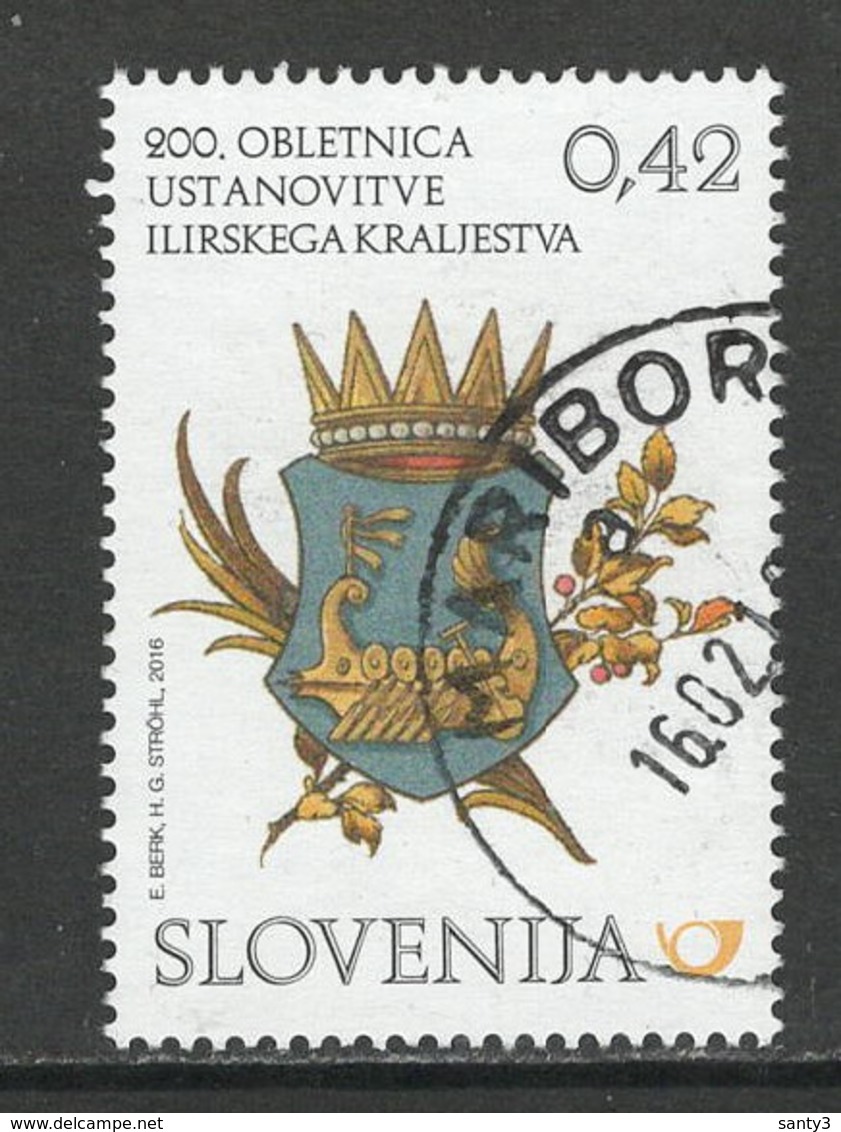 Slovenië, Yv 1010 Jaar 2016,   Gestempeld - Slovénie