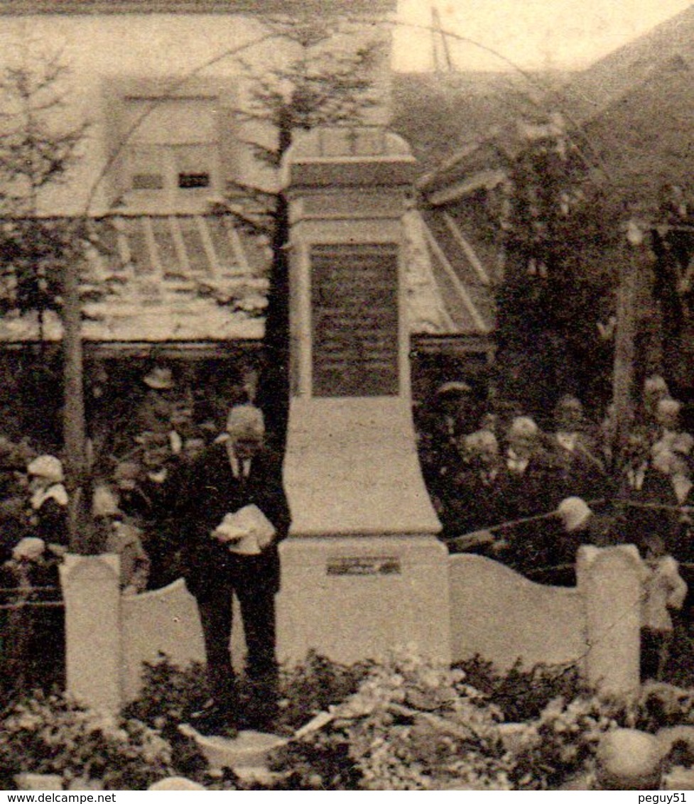 Sainte-Marie-Chevigny(Libramont). Fêtes Du Centenaire. Discours Du Bourgmestre. Café. Monument Aux Morts (14-18) - Libramont-Chevigny