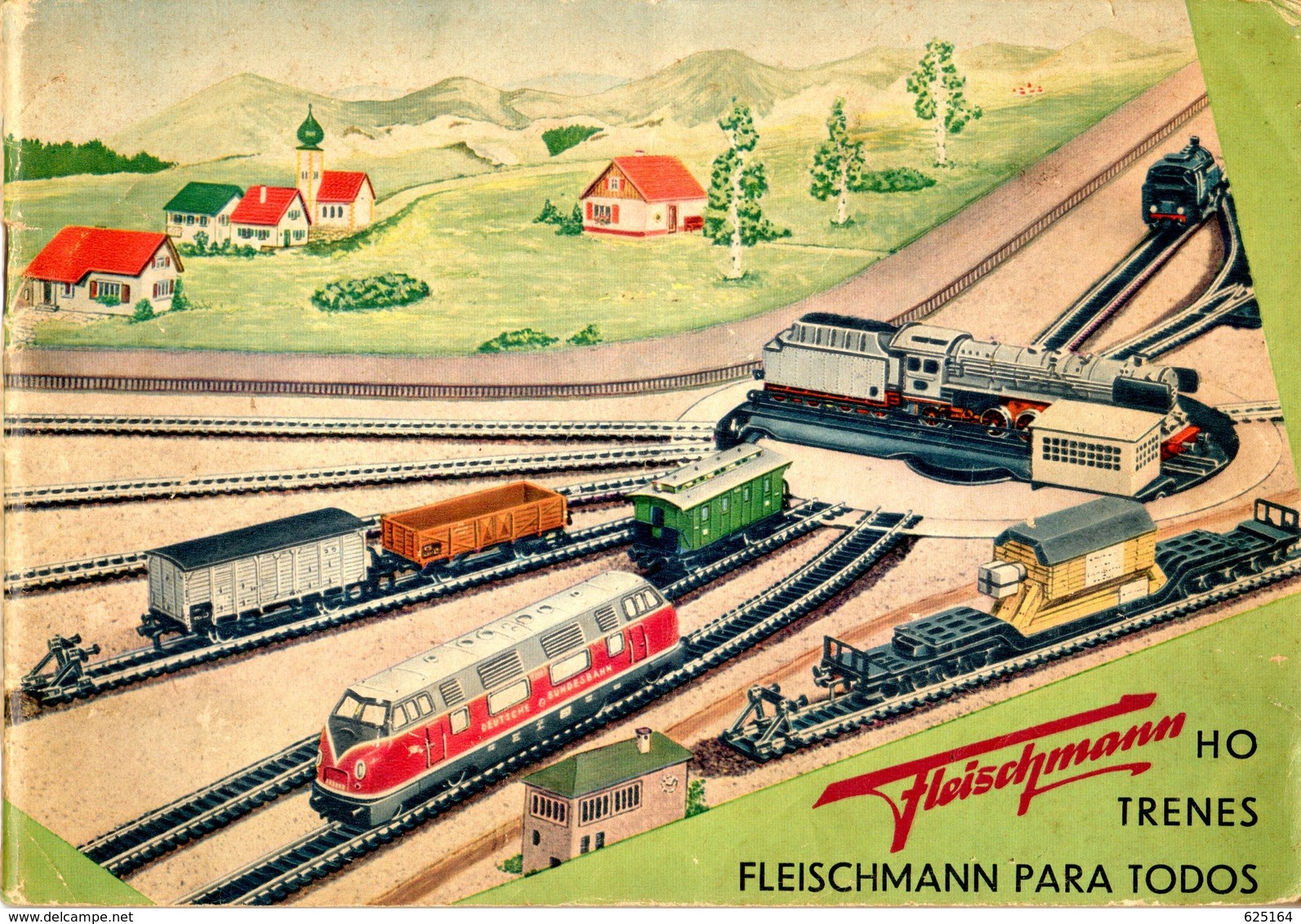 Catalogue FLEISCHMANN 1958-59 Trenes Electricos HO O Maquinas De Vapor FALTA LA CUBIERTA - En Espagnol - Non Classés