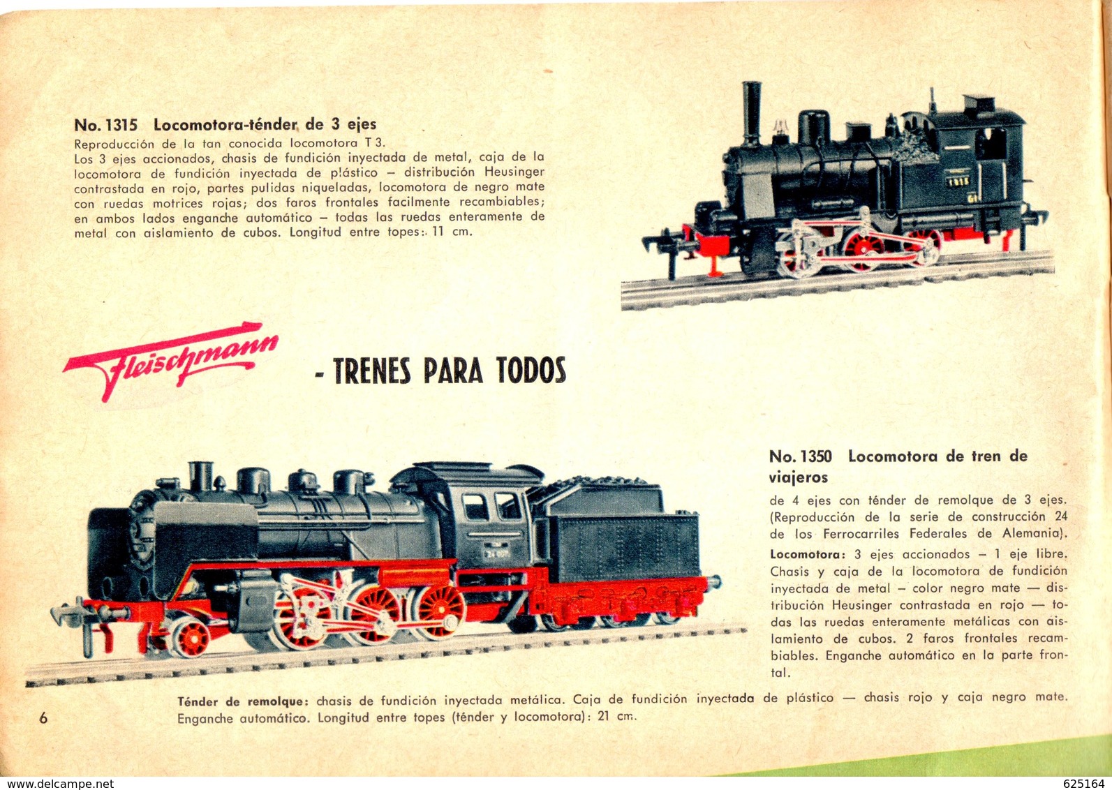 Catalogue FLEISCHMANN 1958-59 Trenes Electricos HO O Maquinas De Vapor FALTA LA CUBIERTA - En Espagnol - Unclassified