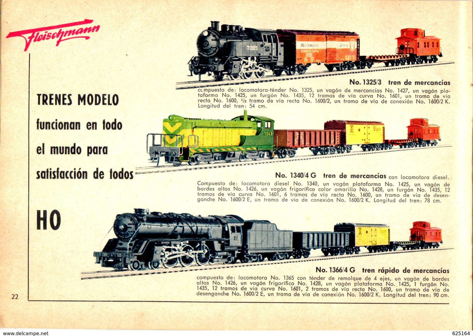 Catalogue FLEISCHMANN 1958-59 Trenes Electricos HO O Maquinas De Vapor FALTA LA CUBIERTA - En Espagnol - Non Classés