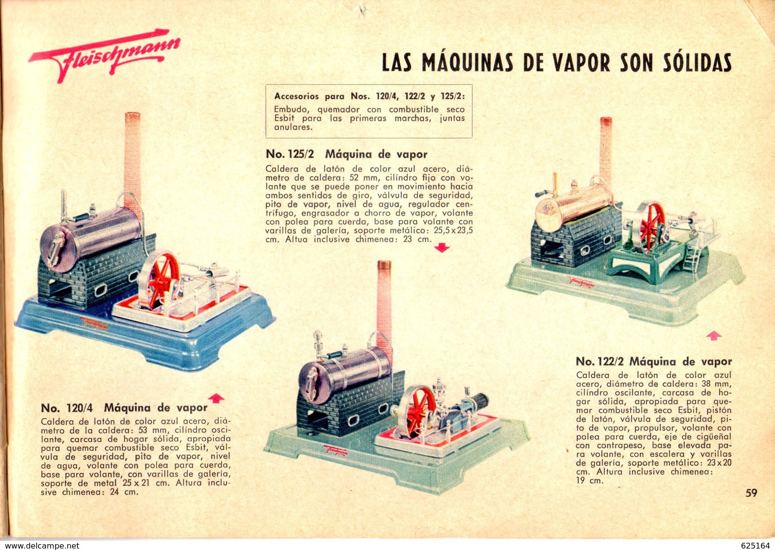 Catalogue FLEISCHMANN 1958-59 Trenes Electricos HO O Maquinas De Vapor FALTA LA CUBIERTA - En Espagnol - Non Classés