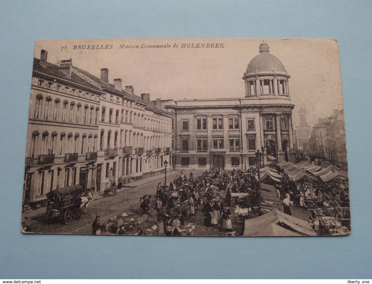 Maison Communale De Molenbeek ( 75 )  Anno 1908 ( Voir / Zie Photo ) ! - Molenbeek-St-Jean - St-Jans-Molenbeek