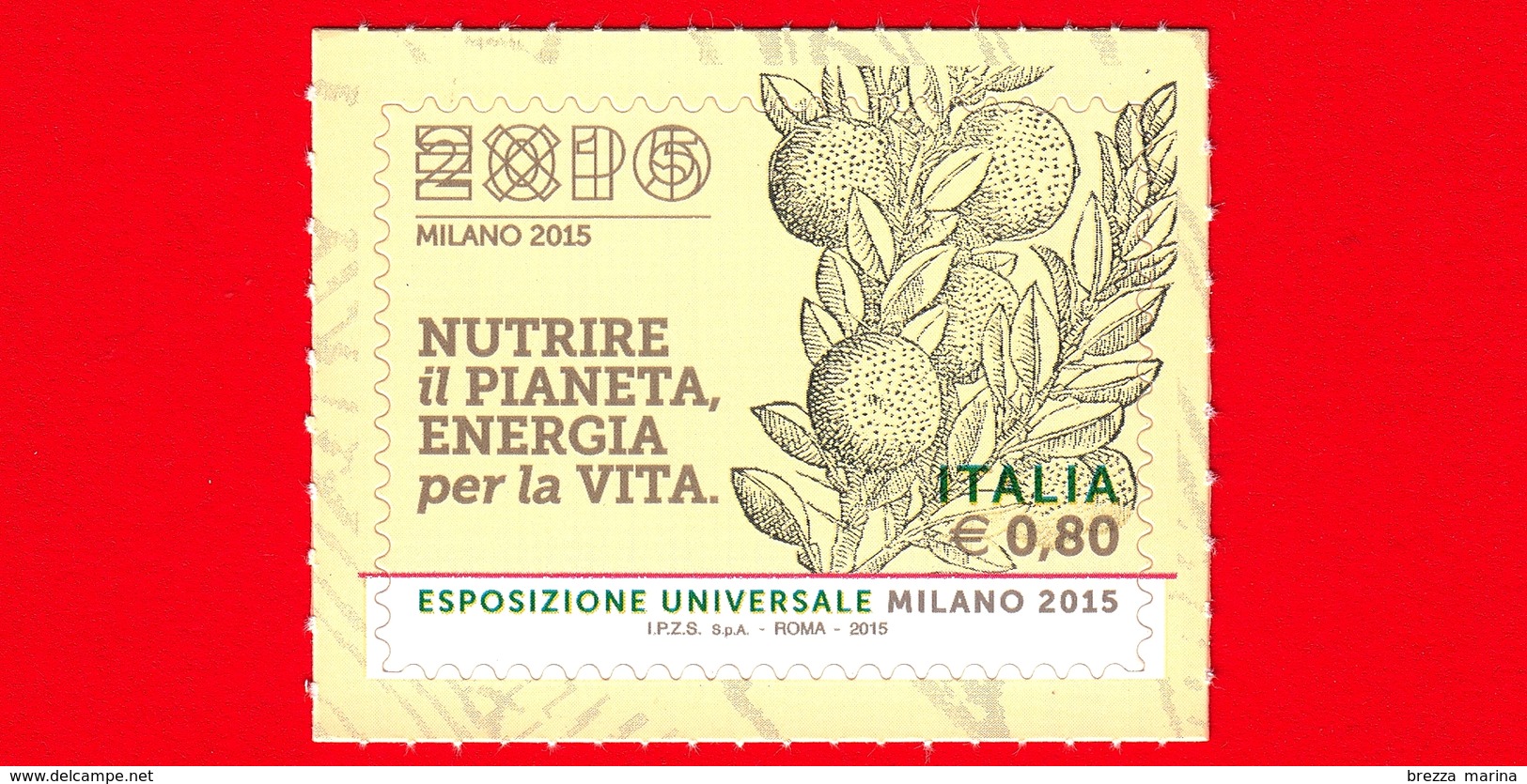 Nuovo - MNH - ITALIA - 2015 - Expo Milano 2015 - Xilografia Tratta Dal Testo "Della Agricoltura - 0,80 - 2011-20:  Nuovi