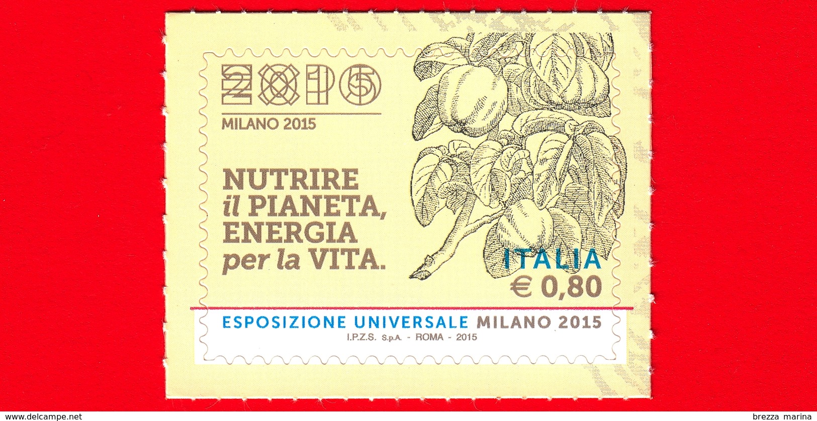 Nuovo - MNH - ITALIA - 2015 - Expo Milano 2015 - Xilografia Tratta Dal Testo "Della Agricoltura - 0,80 - 2011-20:  Nuovi