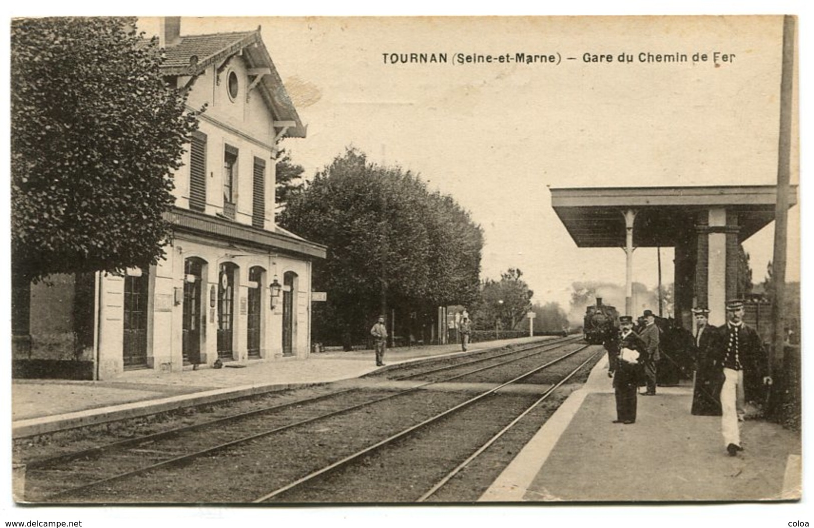TOURNAN Gare Du Chemin De Fer - Tournan En Brie
