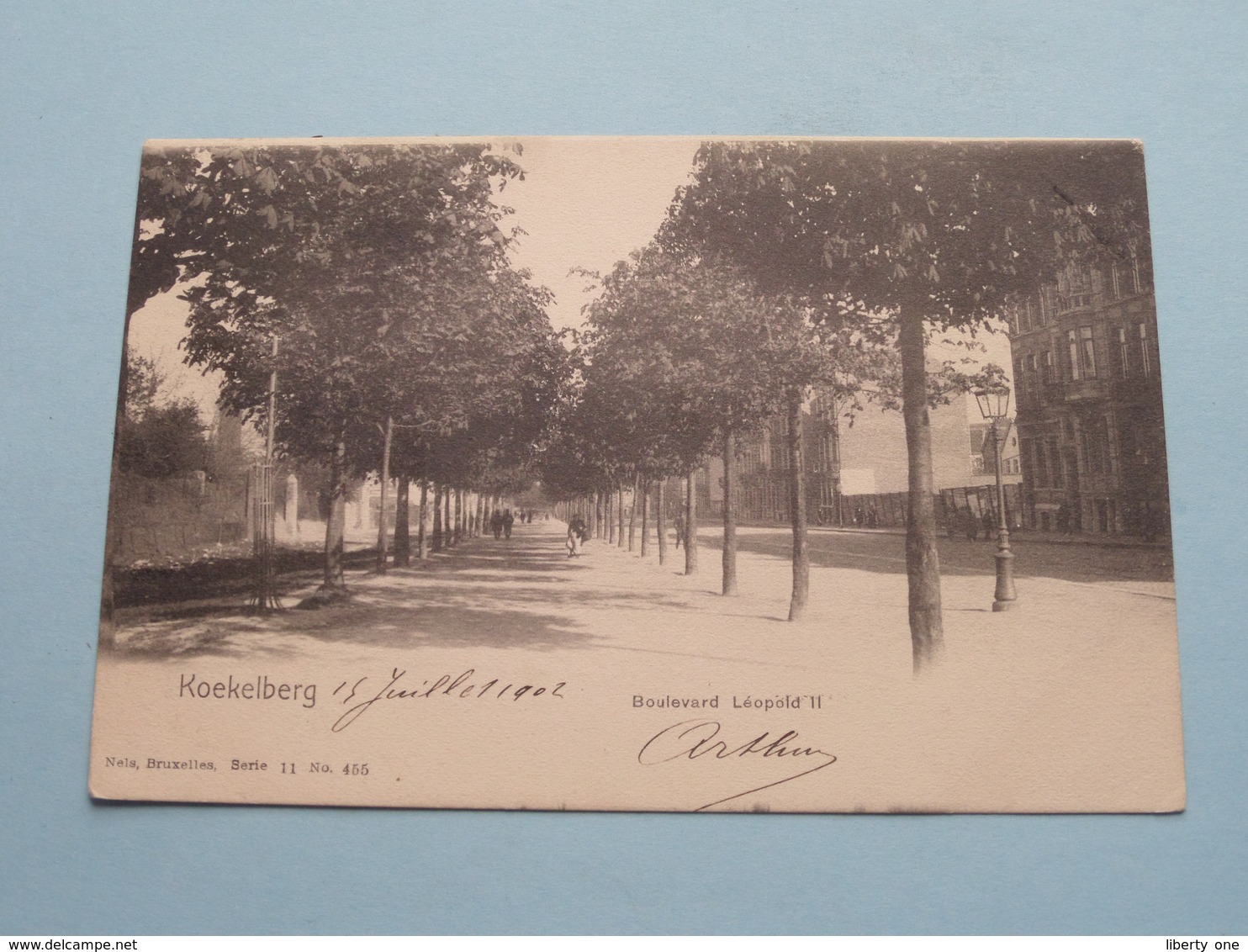 Boulevard Léopold I - KOEKELBERG ( Nels Serie 11 - N° 455 )  Anno 1902 ( Voir / Zie Photo ) ! - Koekelberg