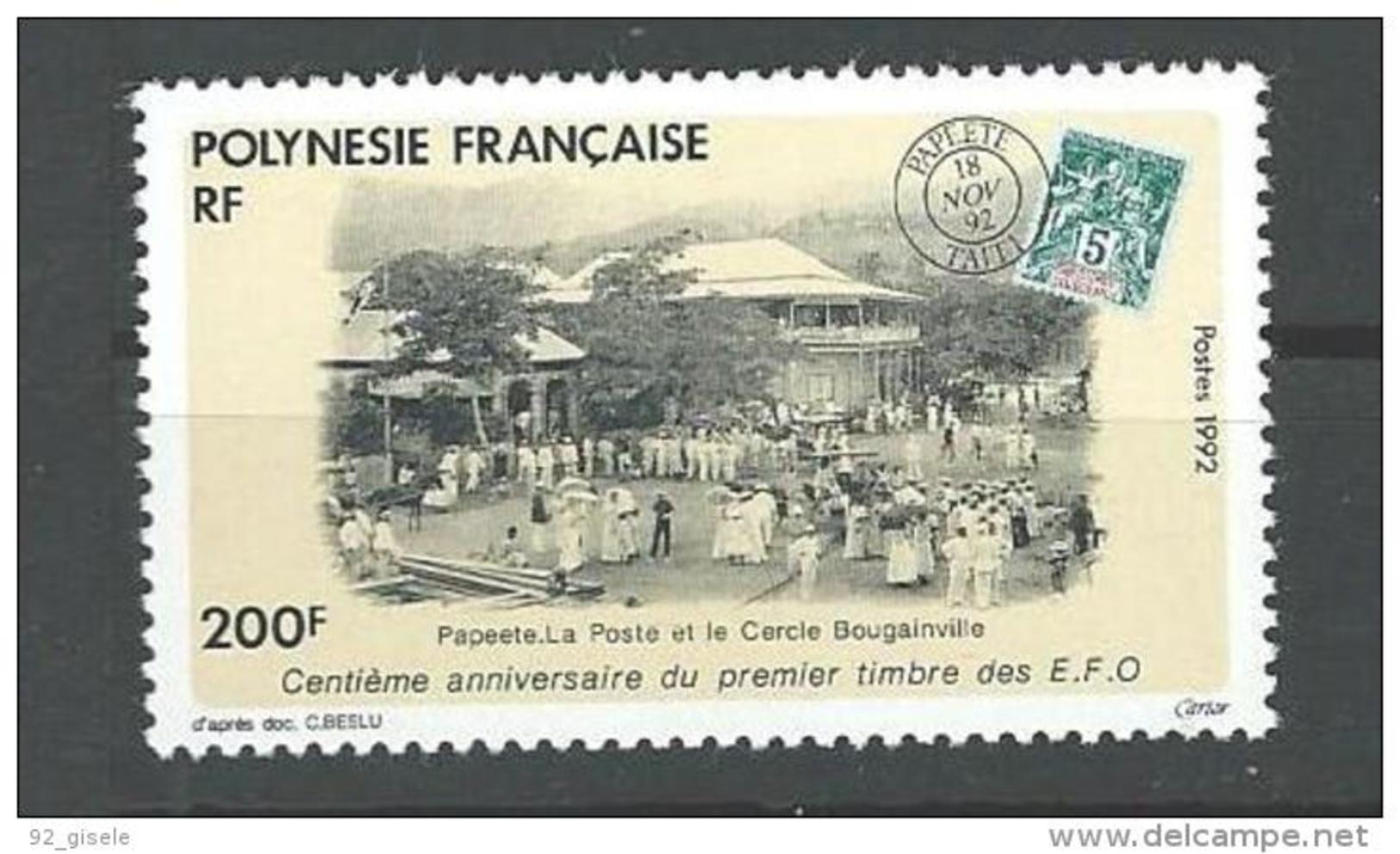 Polynésie YT 421 " 1er Timbre Des EFO " 1992 Neuf** - Nuovi