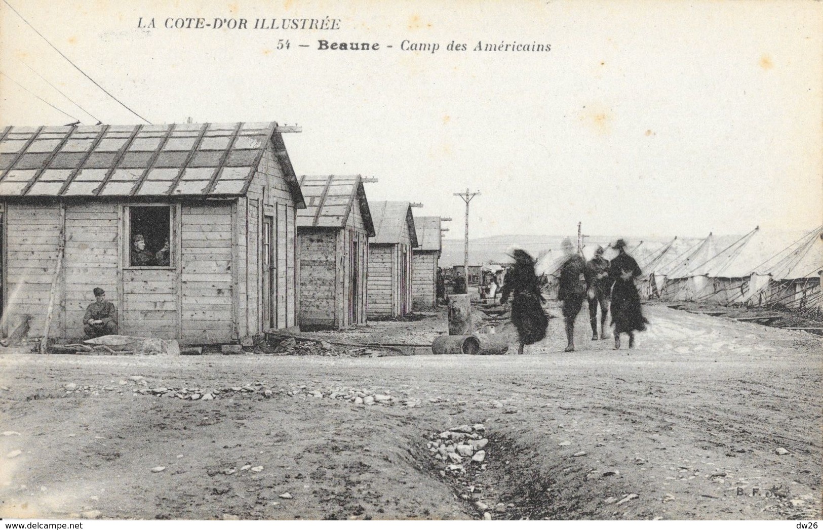 Beaune (La Côte D'Or Illustrée) - Le Camp Des Américains - Carte B.F. N° 54 Non Circulée - Beaune