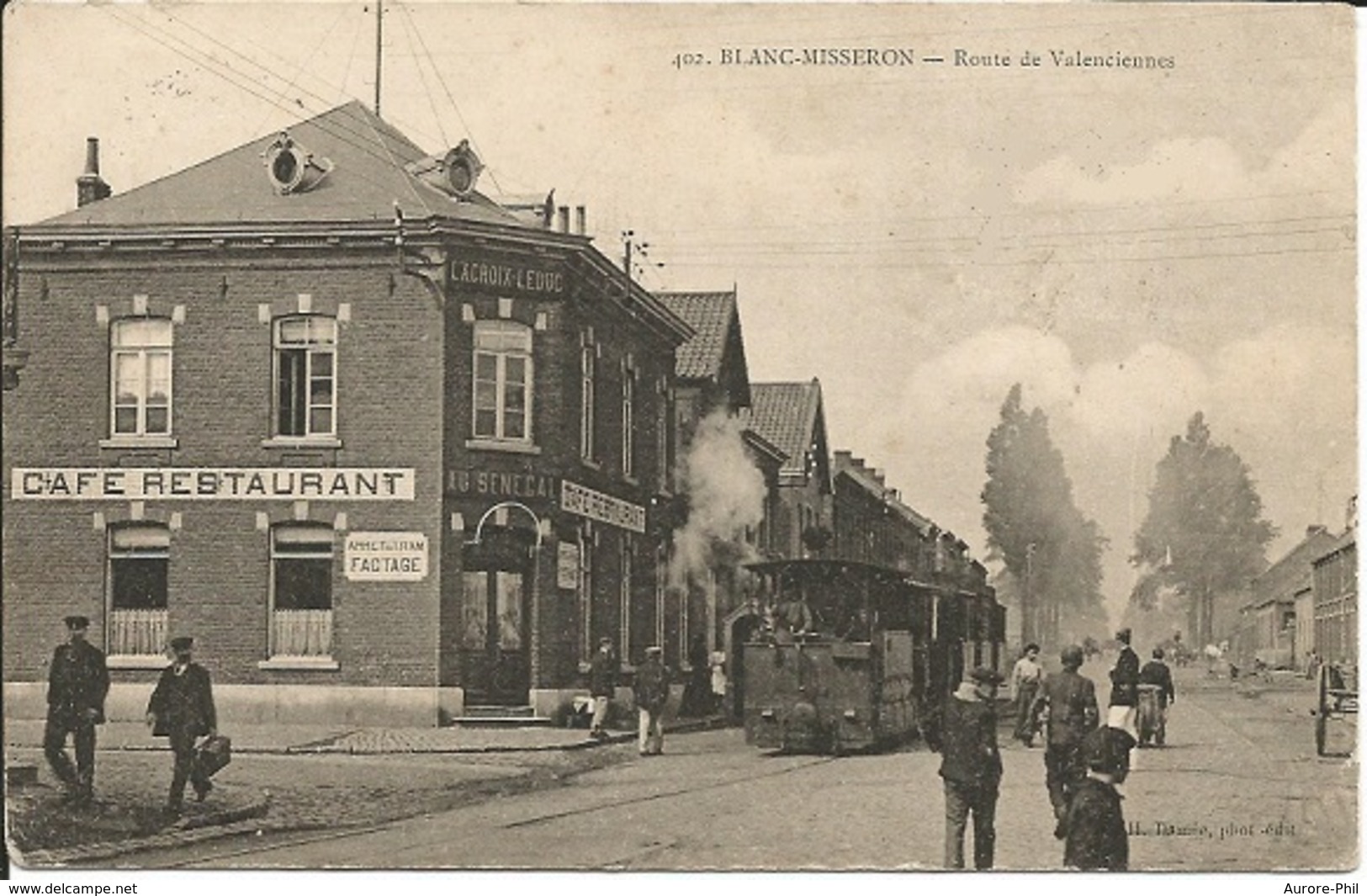 Blanc-Misseron Route De Valenciennes Avec Tramway (quiévrechain) - Quievrechain