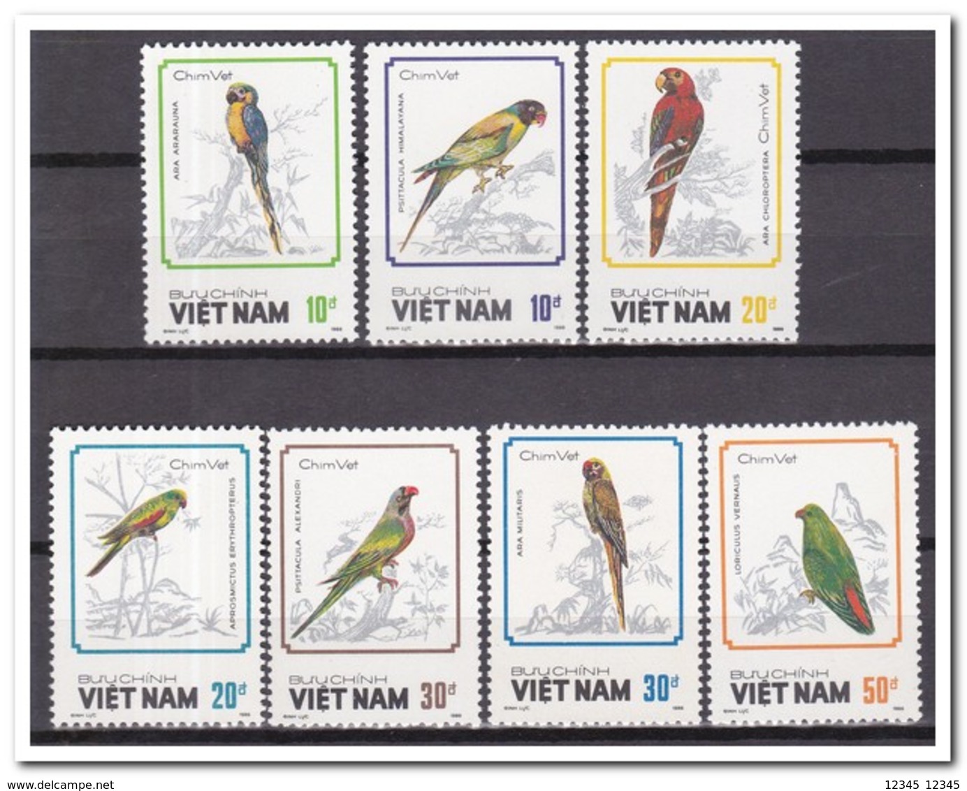 Vietnam 1988, Postfris MNH, Birds - Vietnam