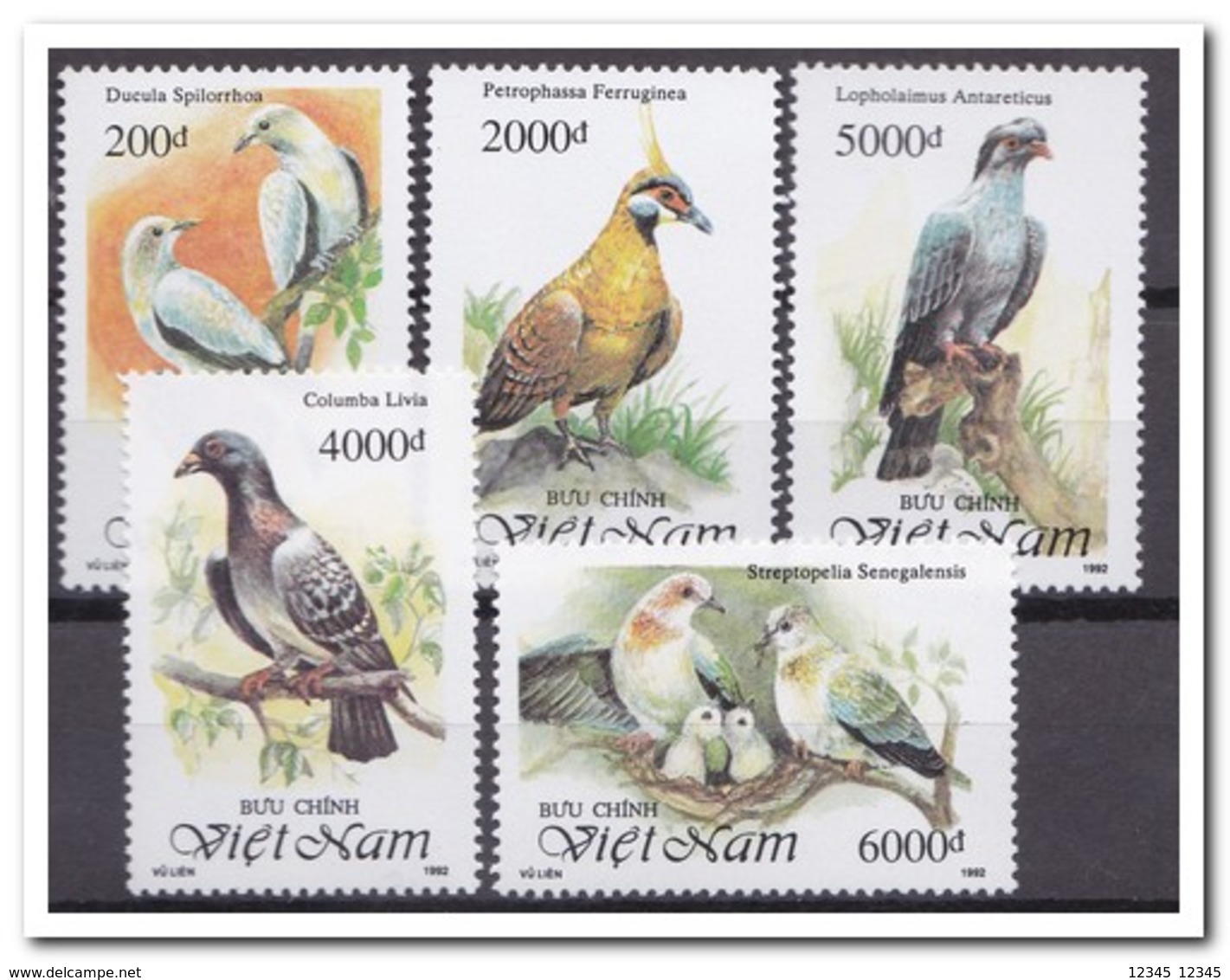 Vietnam 1992, Postfris MNH, Birds - Viêt-Nam