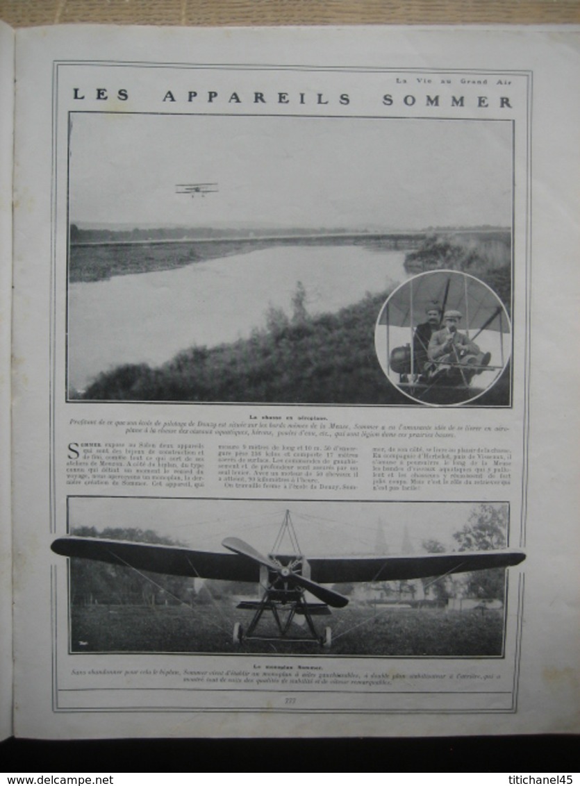 1910 N° EXCEPTIONNEL DU SALON DE LA LOCOMOTION AERIENNE : nombreux aéroplanes représentés/WYNMALEN/BOXE:JOHNSON-T.BURNS