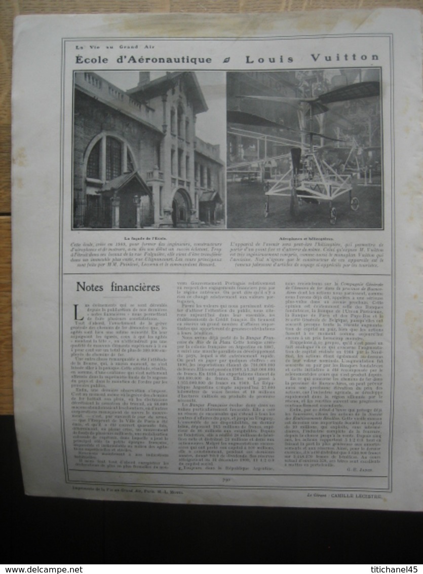 1910 N° EXCEPTIONNEL DU SALON DE LA LOCOMOTION AERIENNE : nombreux aéroplanes représentés/WYNMALEN/BOXE:JOHNSON-T.BURNS