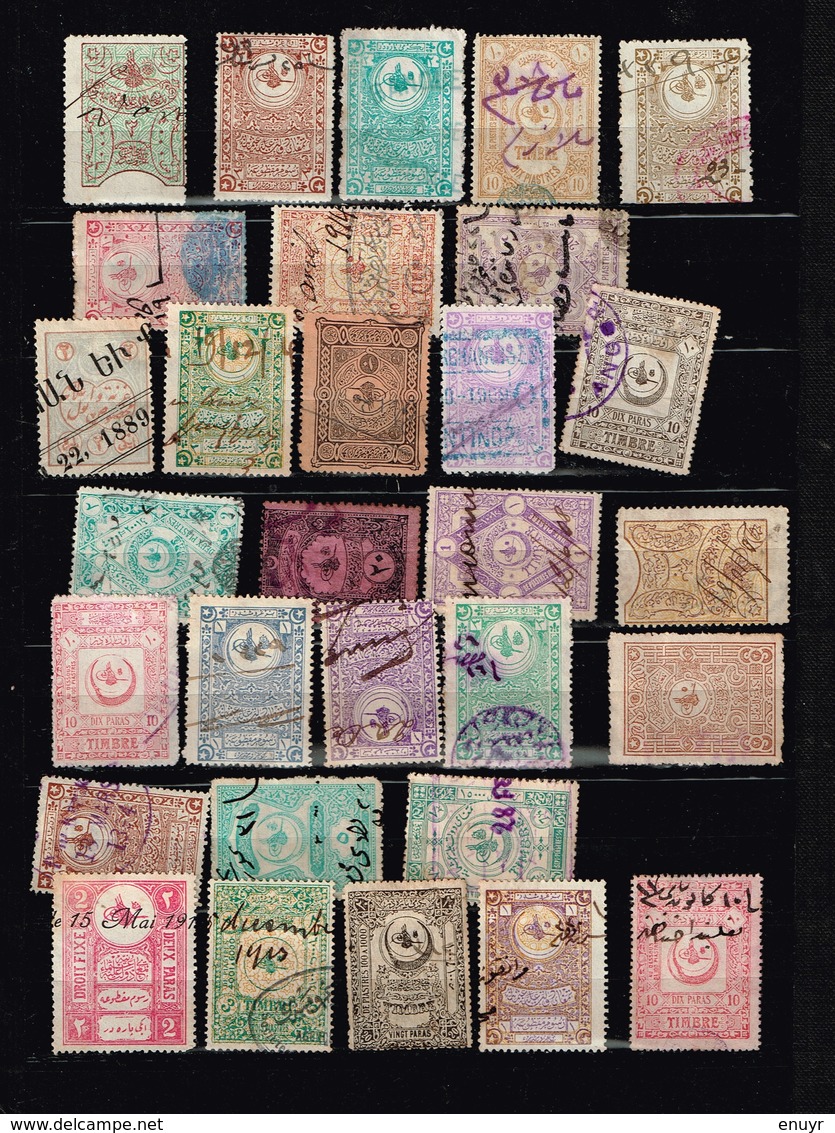 Turquie Anciens Timbres à Identifier - Collections (sans Albums)